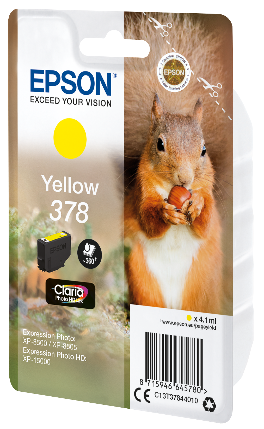 EPSON 378/T37844 (Eichhörnchen) gelb Druckerpatrone