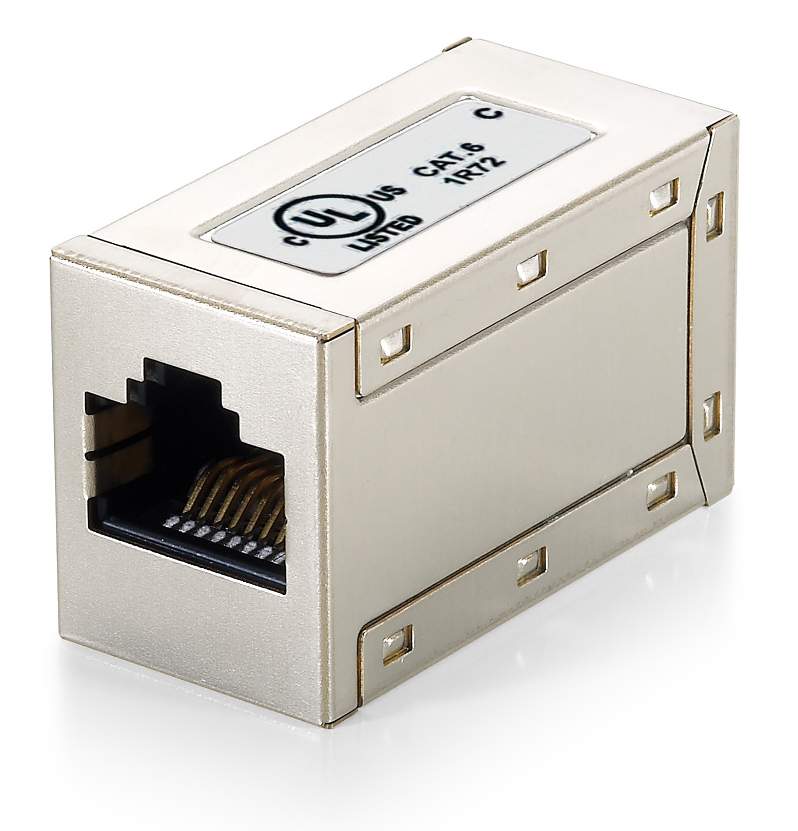 Equip Inline-Koppler Cat6 RJ45 8P8C geschirmt 1Gbit 250MHz Polybeutel
