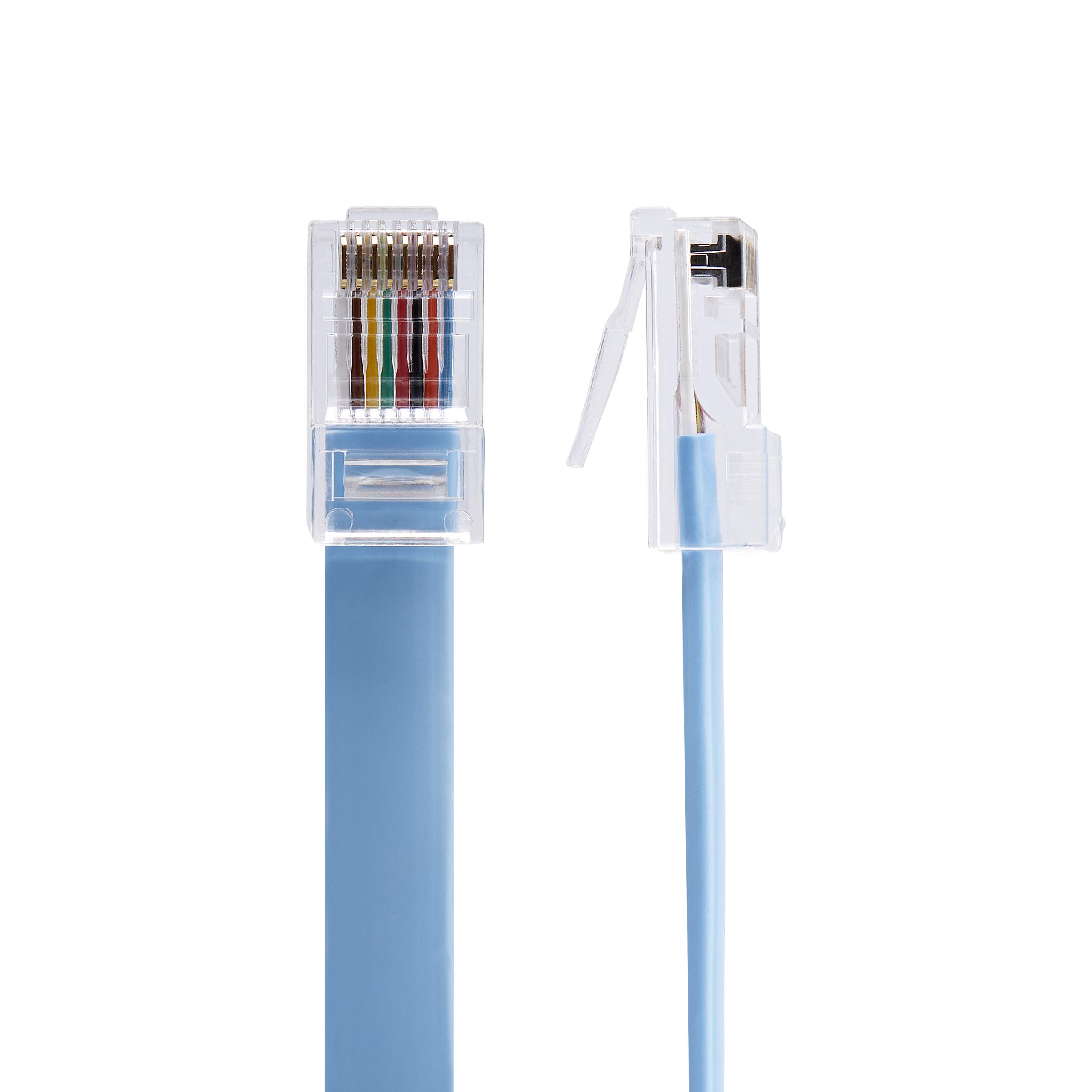 CISCO CONSOLE ROLLOVER CABLE .