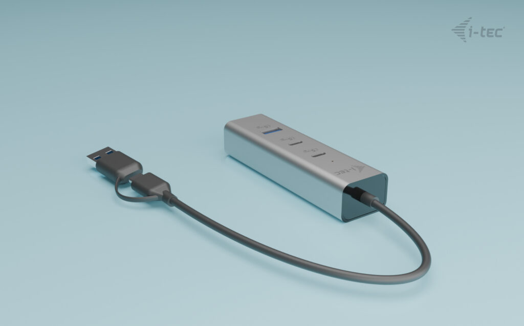 I-TEC METAL HUB USB-C/A PD 85W CHARGING HUB 2X USB-C + 2X USB-A