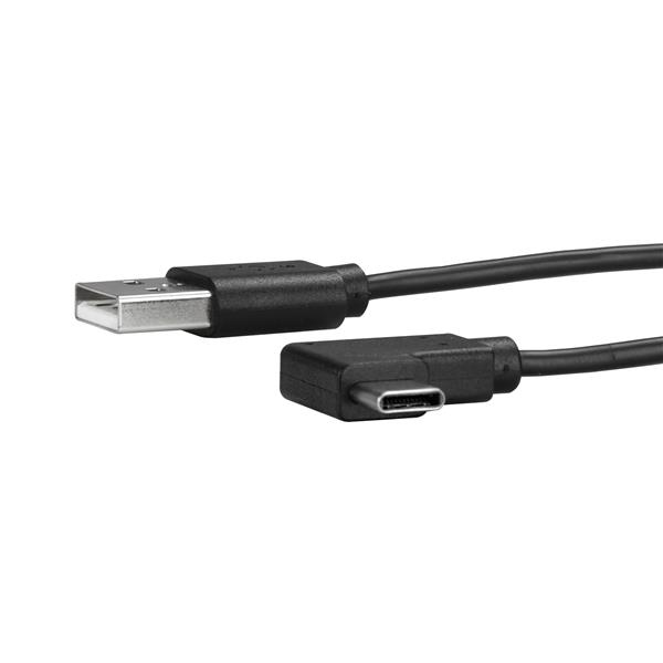 USB CABLE TO USB-C 1M M/M RIGHT ANGULATE