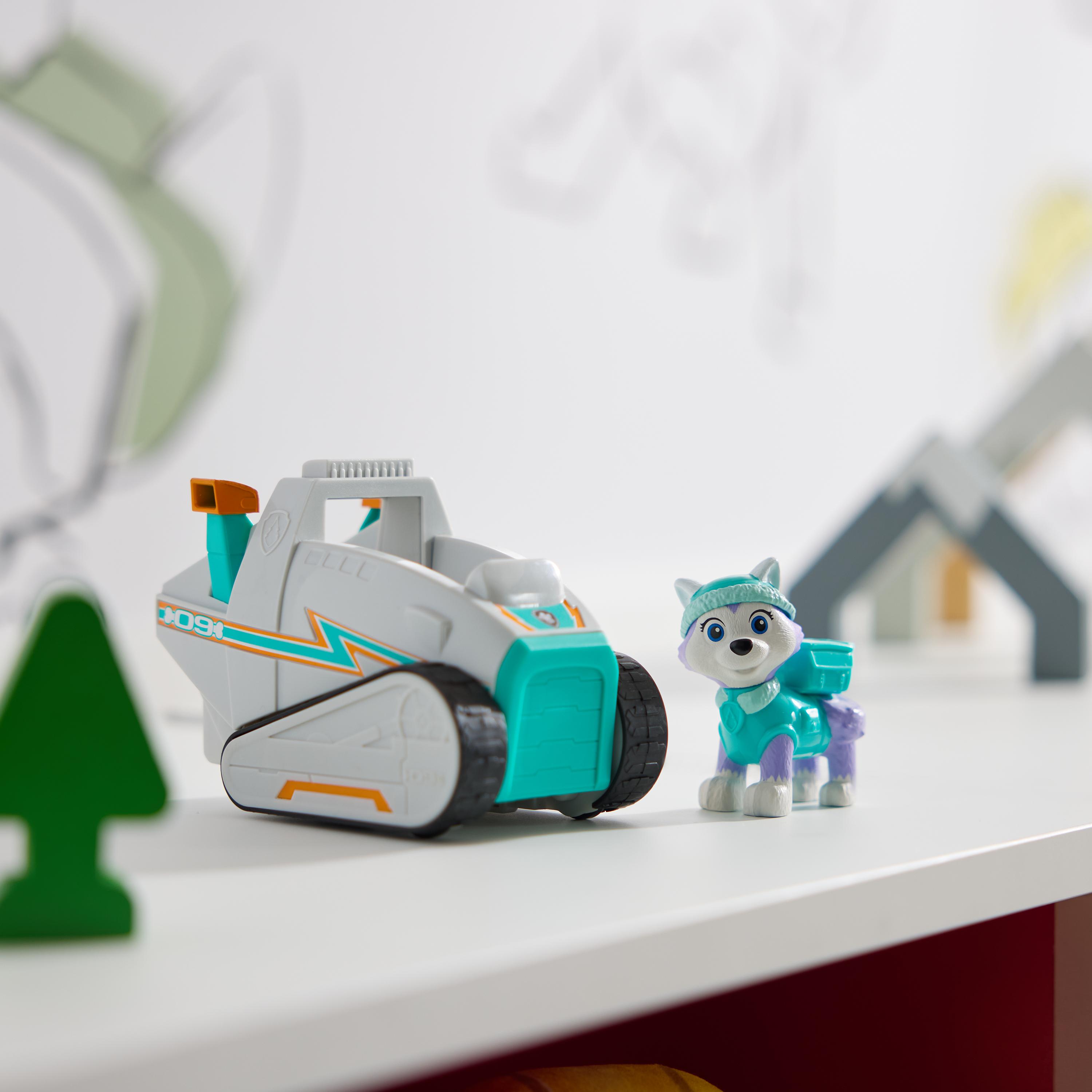 Paw Patrol - Schneemobil mit Everest Spielfigur, Spielfahrzeug
