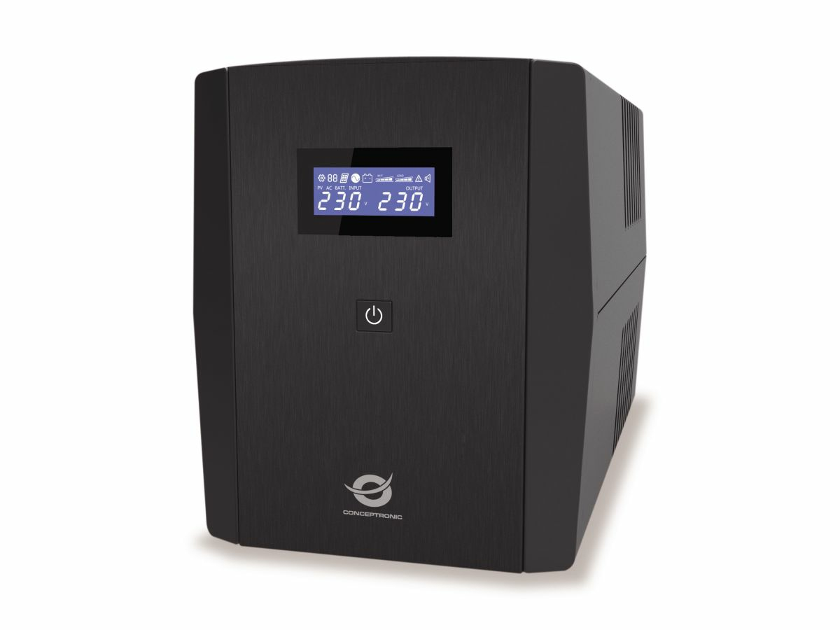 CONCEPTRONIC USV 1500VA/900W/2xSchuko/3xIEC/USB/RJ45/AVR sw