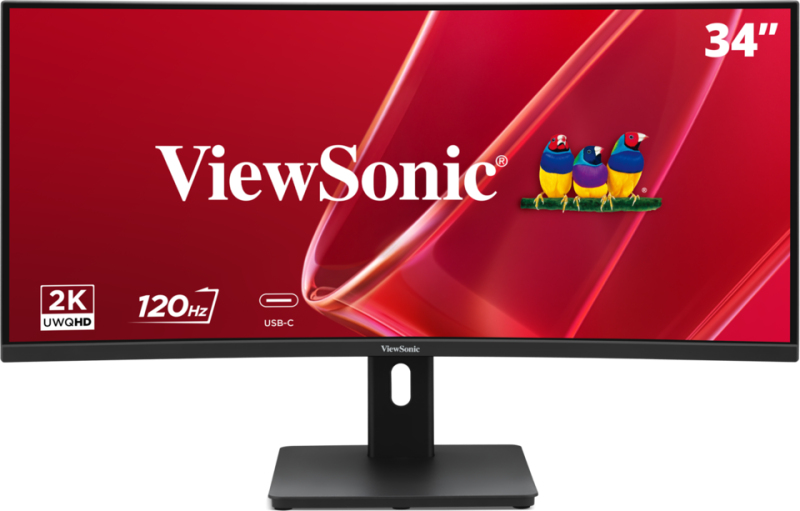 ViewSonic VA3420C-2 Monitor 87,0 cm (34,0 Zoll) schwarz