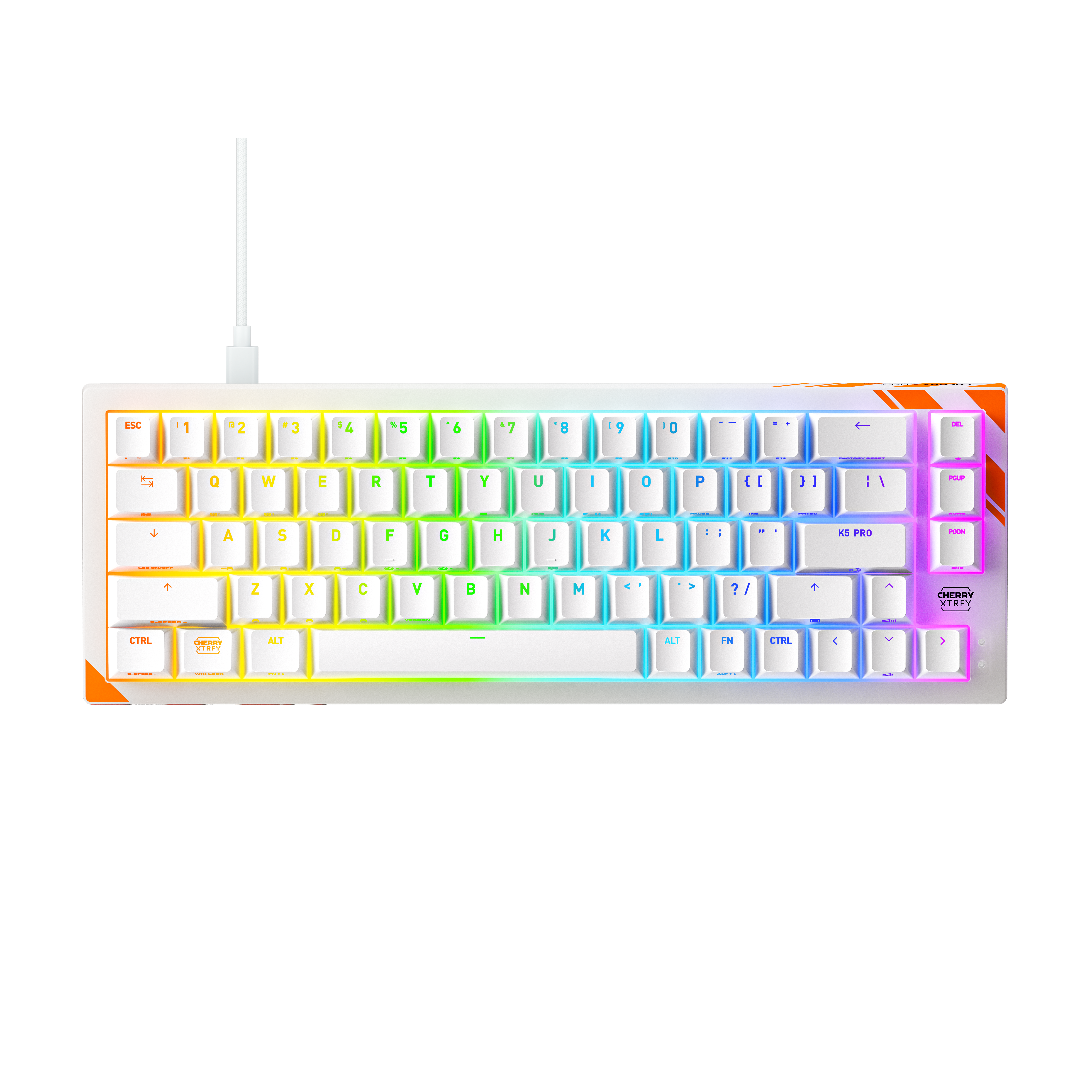 K5 PRO TMR COMPACT KEYBOARD WHITE US-INTL