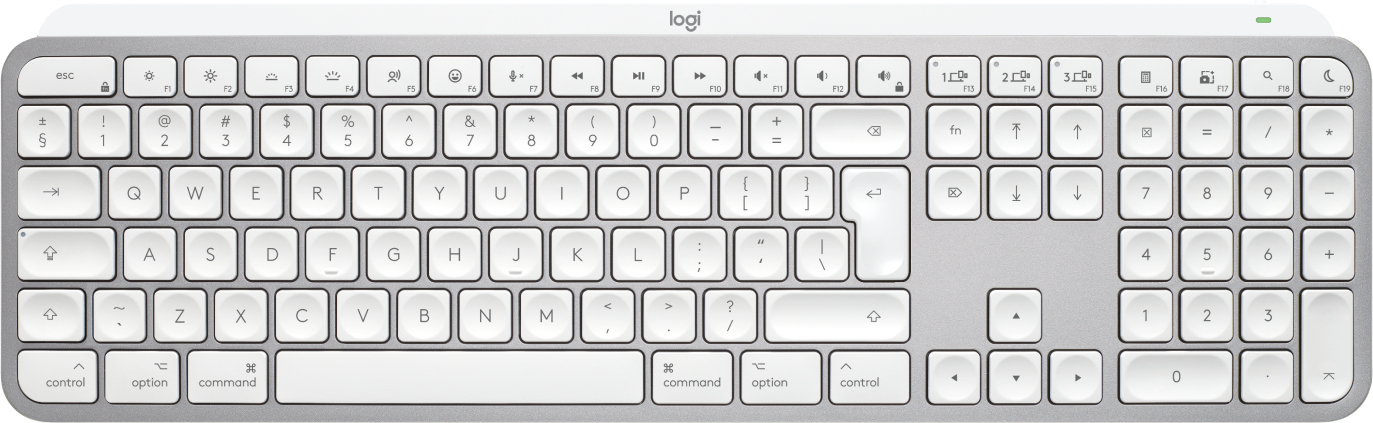 LOGITECH MX Keys S for Mac - Pale Grey - EMEA28-935 (US)