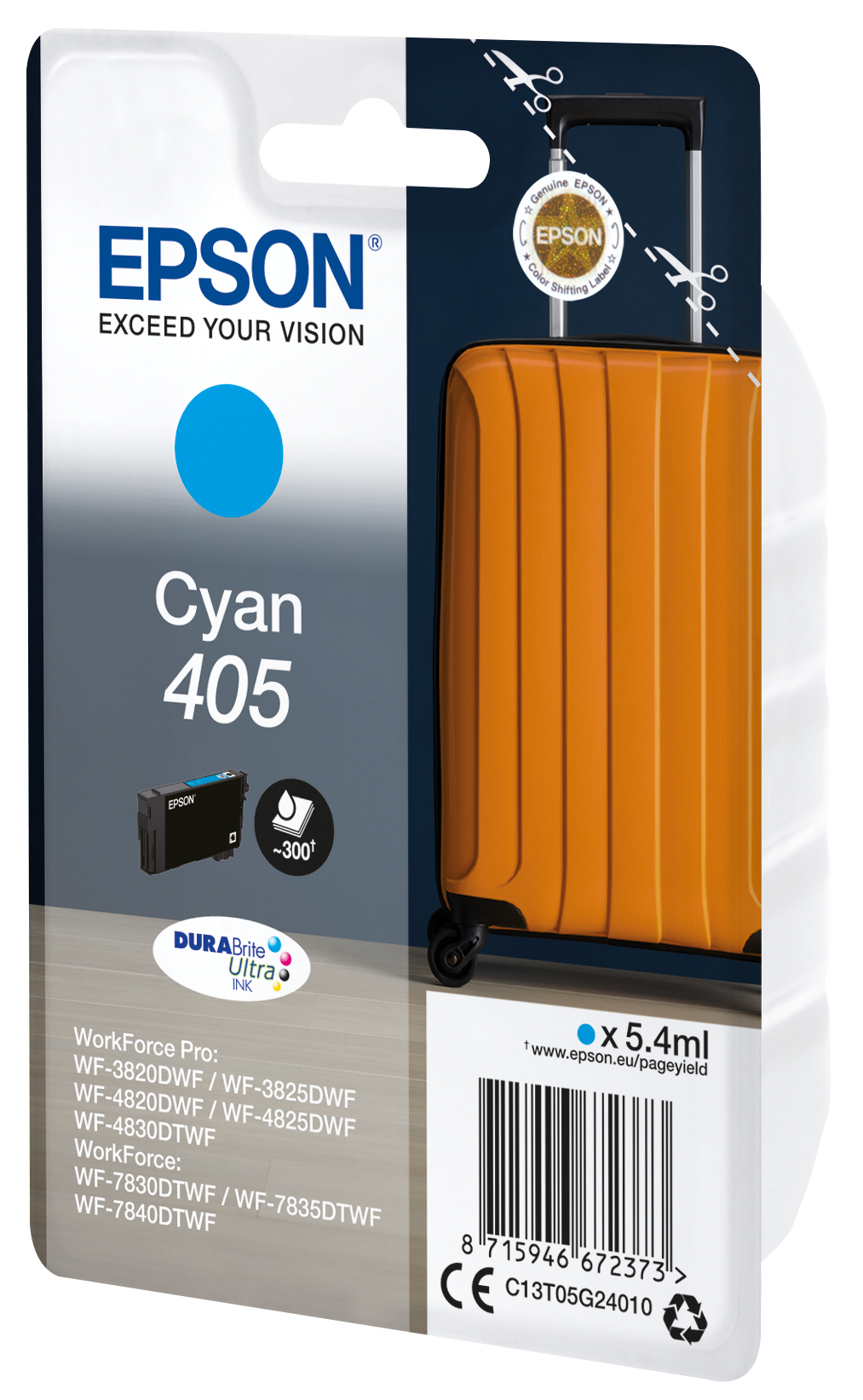 EPSON 405 / T05G2 (Koffer) cyan Druckerpatrone