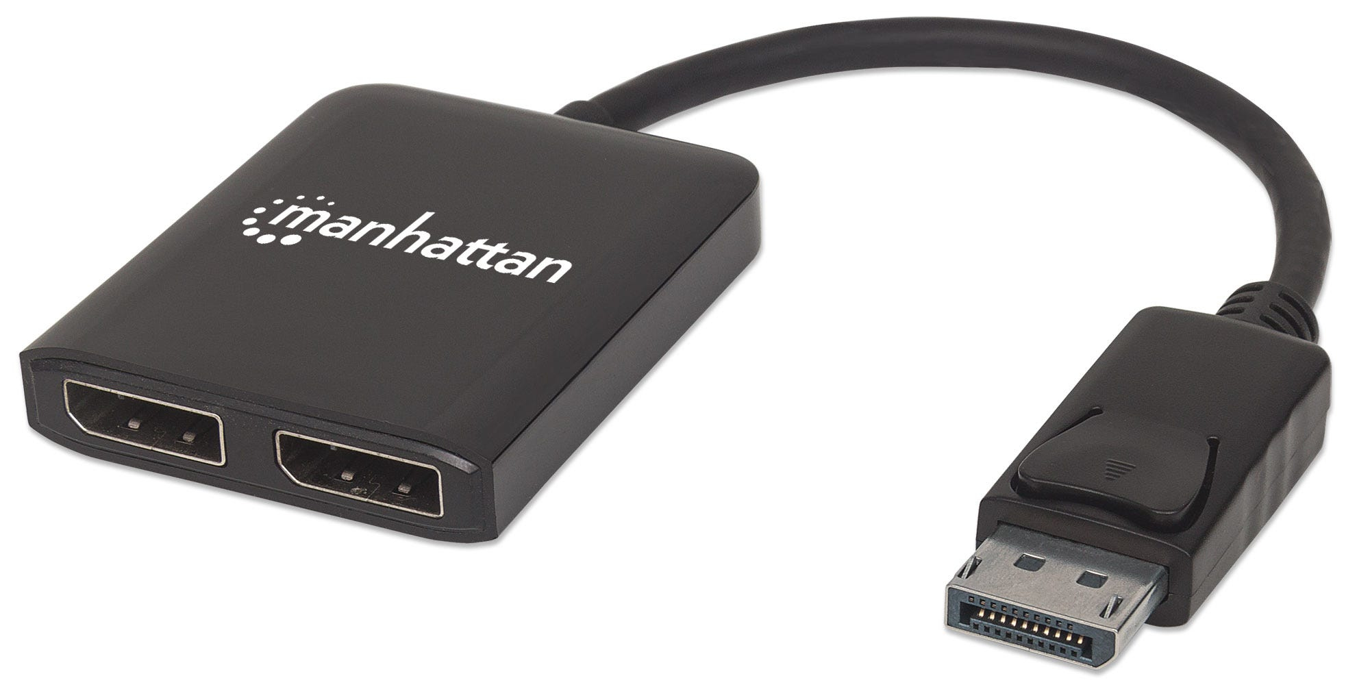 MANHATTAN Splitter 2-Port Display-Port mit MST 4K@30HZ