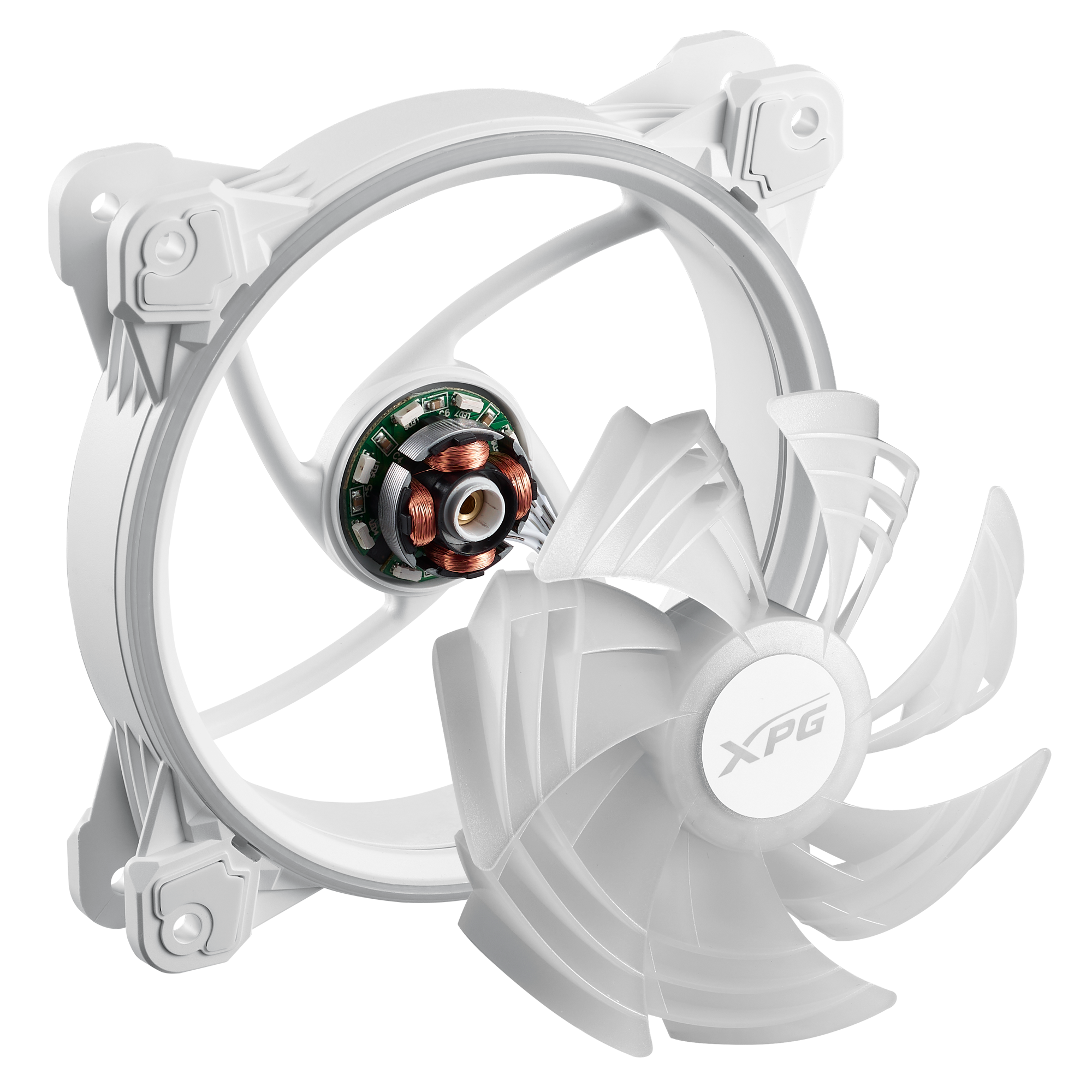 Lüfter XPG HURRICANE 120 (120mm ARGB PWM Fan) weiß retail