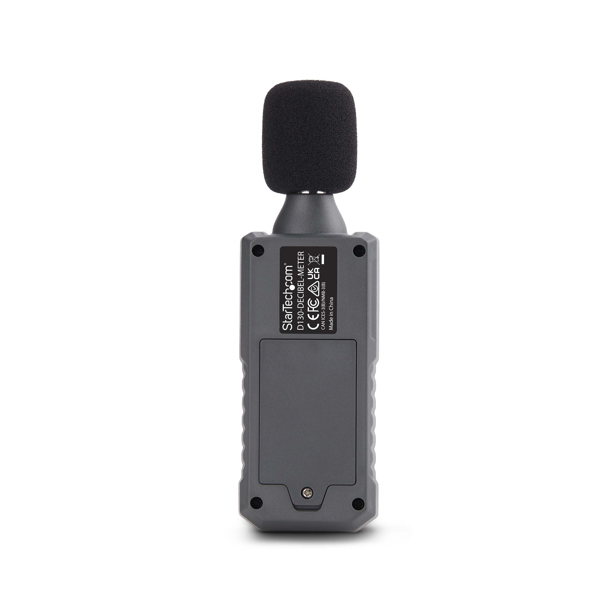 STARTECH.COM Digitales Schallpegelmessgerät mit grossem LCD Lärmgerät/Dezibel Messgerät fur Serverräume/Buros Dezibelmesser