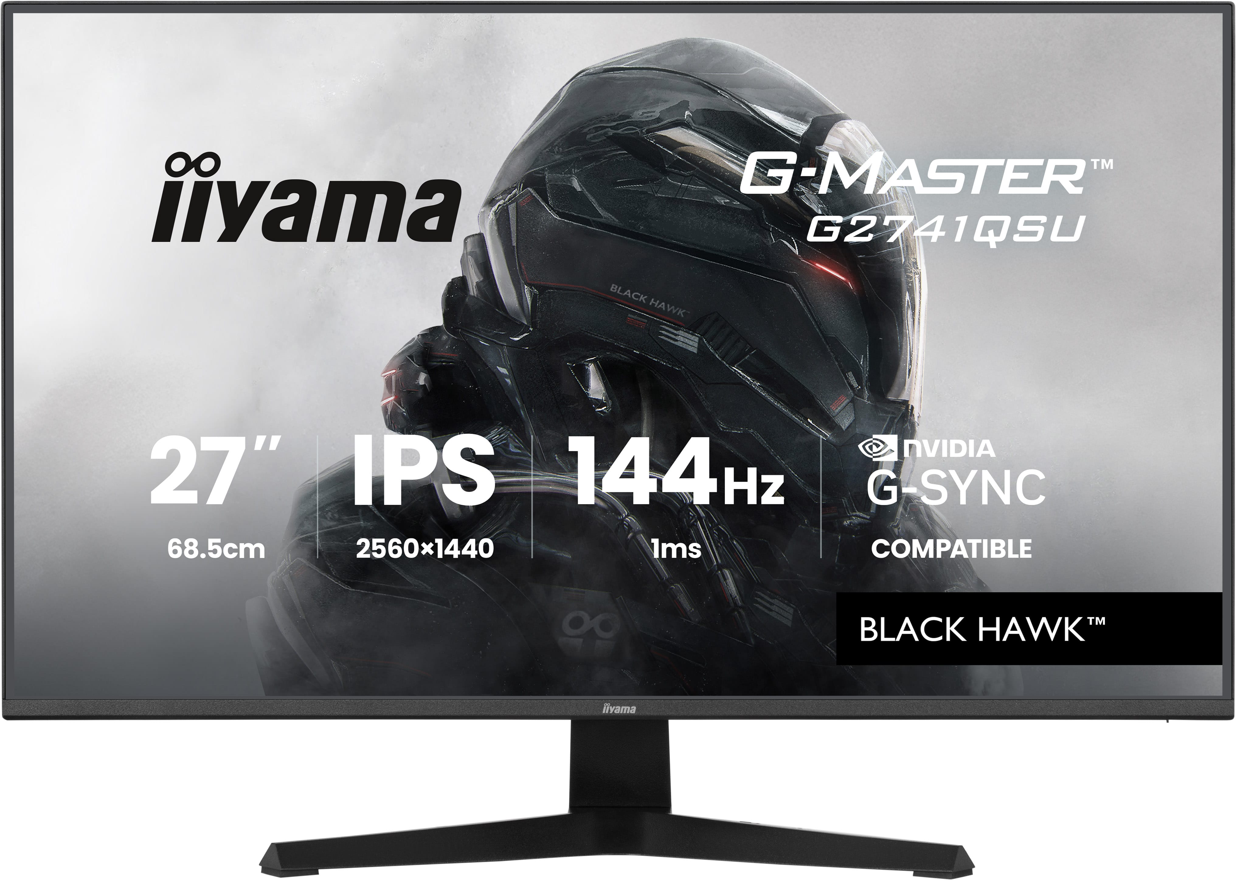 IIYAMA 68.6cm (27) G2741QSU-B1 16:9 HDMI+DP+2xUSB IPS
