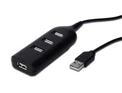 USB 2.0 Hub, 4-Port, USB-Hub