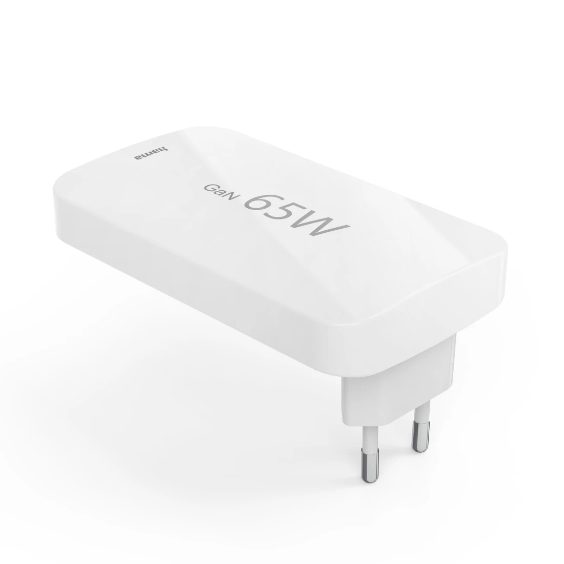 hama flacher Mini Ladeadapter weiß, 65 Watt
