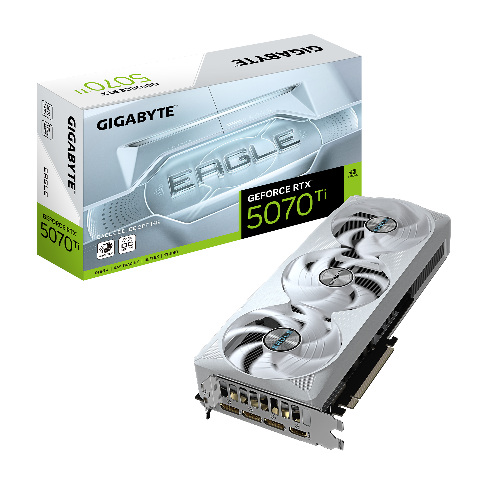 Gigabyte RTX5070 TI EAGLE OC ICE 16GB GDDR7 HDMI 3xDP