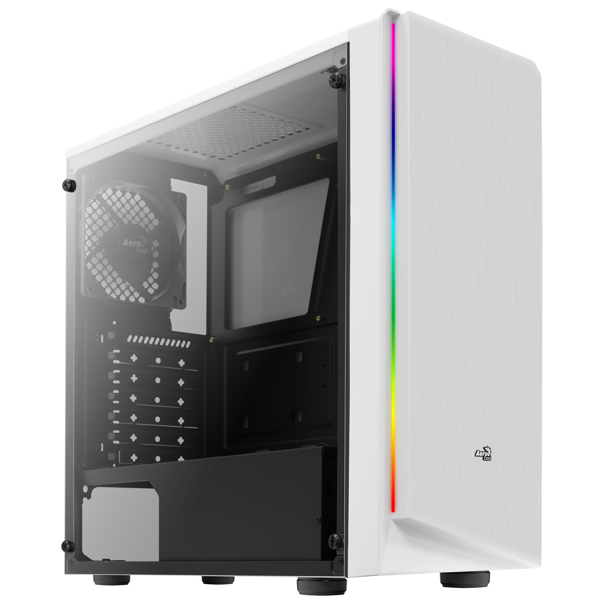 AeroCool Geh Midi Rift White MicroATX/ATX/MiniITX o.N.