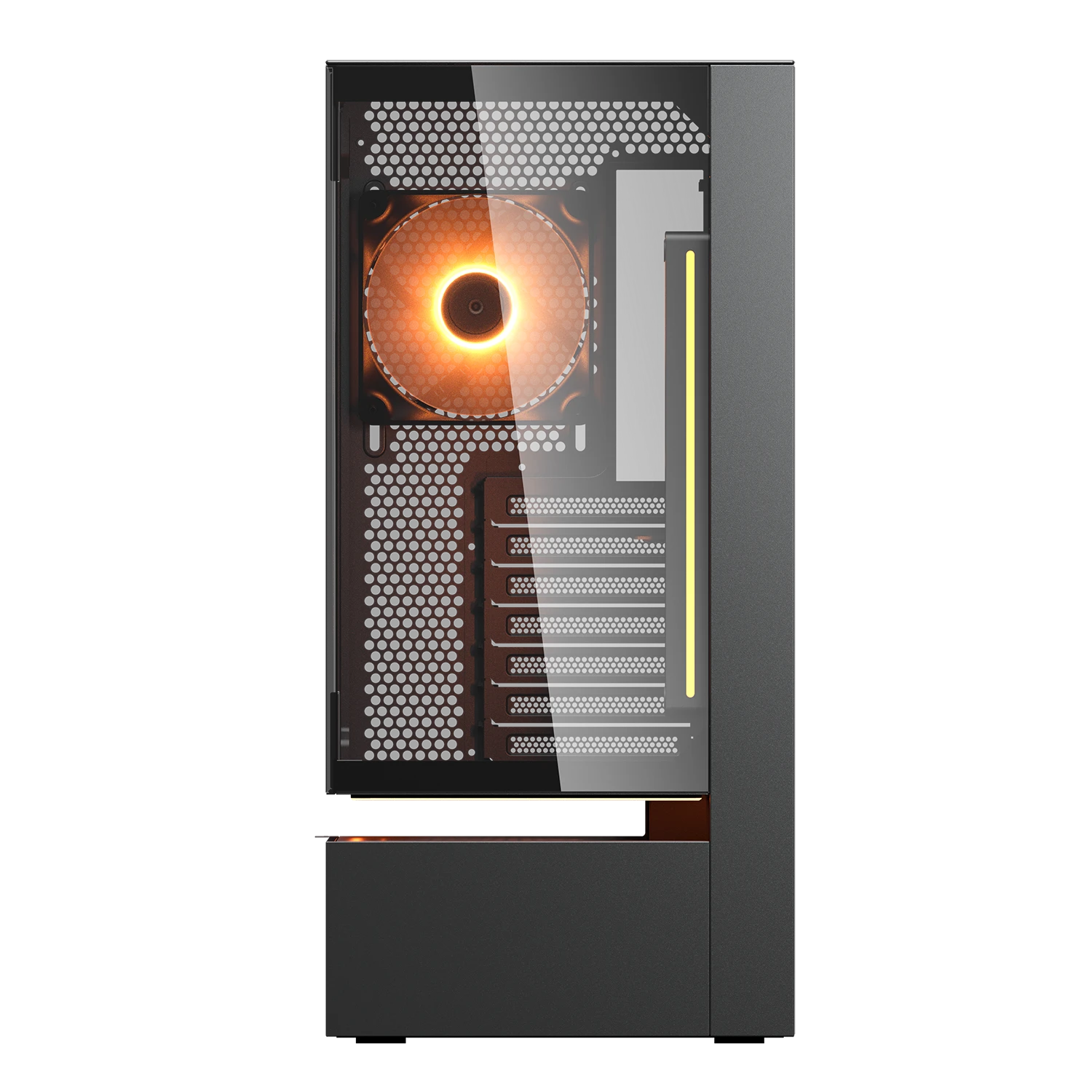 COUGAR Gehäuse Midi-Tower CFV235, ARGB, Glas, Schwarz