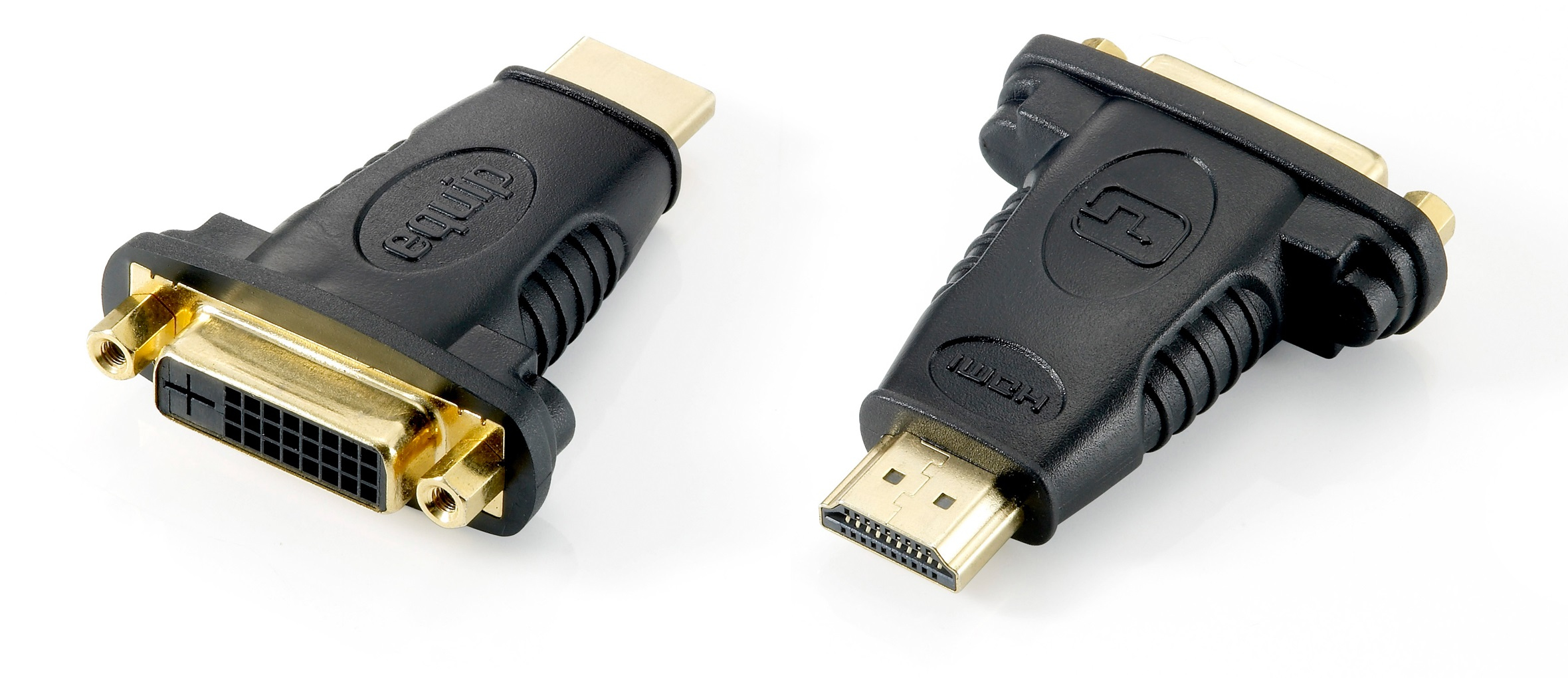 Equip HDMI->DVI-I Bidi. 1920x1080/60Hz St/Bu schwarz Polybeutel