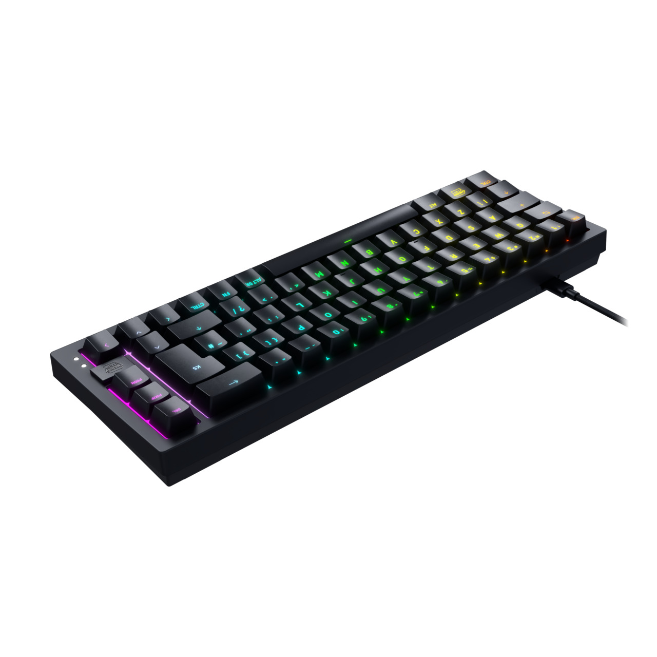 CHERRY XTRFY K5V2 Tastatur RGB Wired DE MX Rot TKL 65% sw