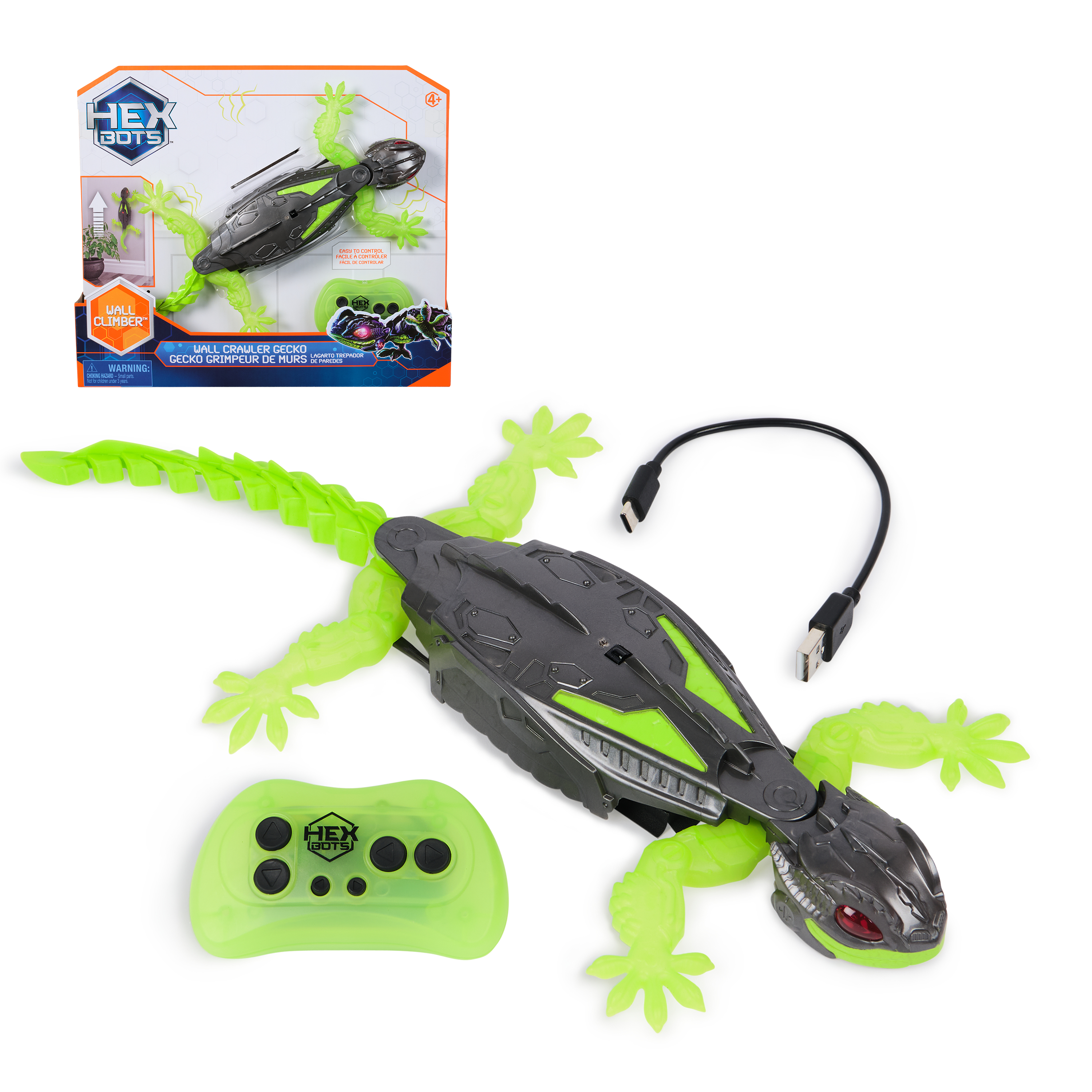 Hex Bots - Wall Crawler Gecko, Spielfigur