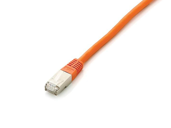 Equip Patchkabel Cat6A Plat.S/FTP 2xRJ45 1.00m orange LSZH Polybeutel