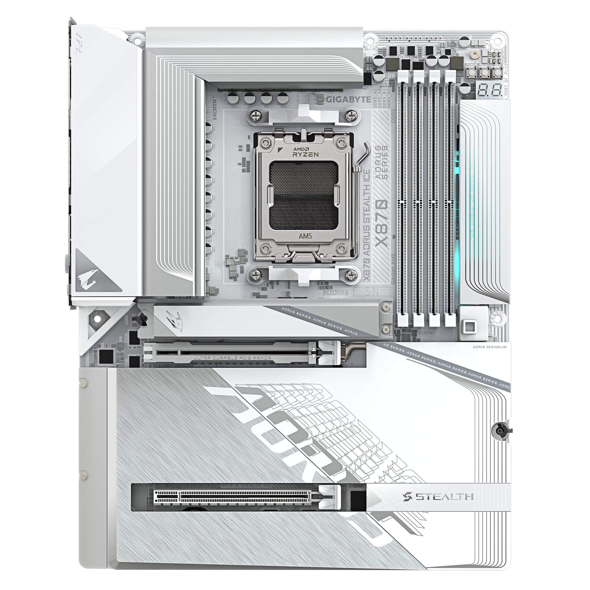X870 AORUS STEALTH ICE, Mainboard
