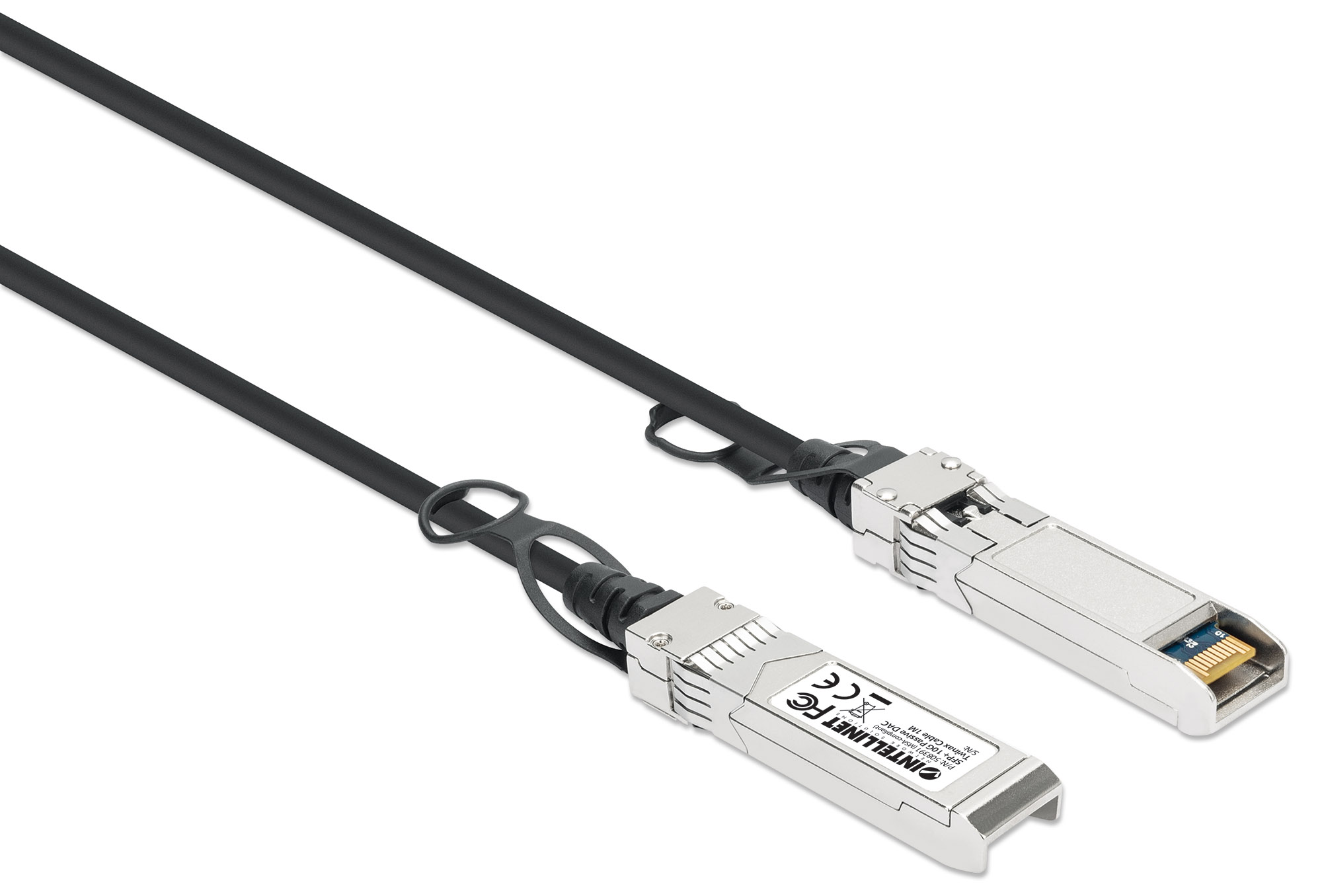 INTELLINET SFP+ 10G Passives DAC Twinax-Kabel 1,0m MSA-konf.