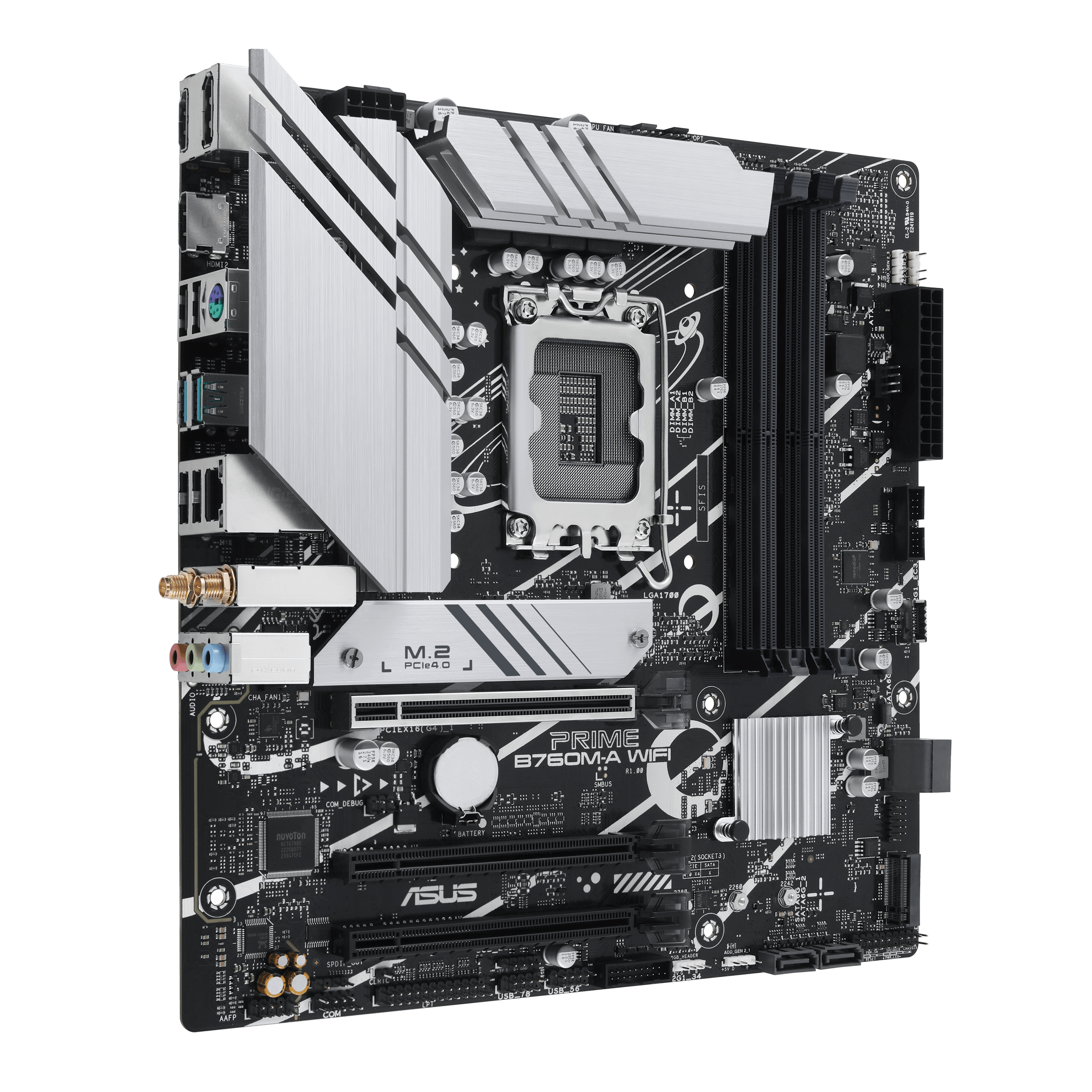 ASUS PRIME B760M-A WIFI LGA 1700 4xDDR5 microATX 4xSATA MB 2xHDMI 1xDP 2xM.2