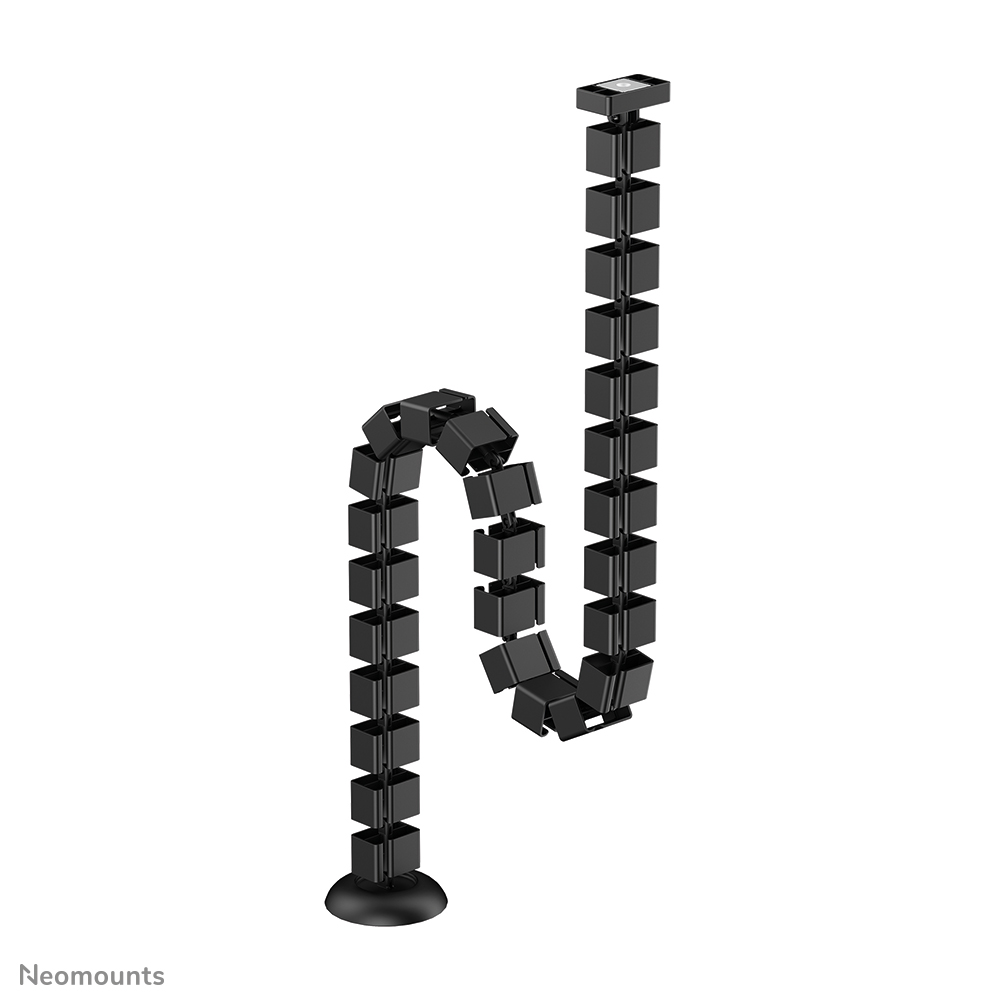 NEOMOUNTS Cable Spine Organizer for sit/stand desk frames magnet mounted black