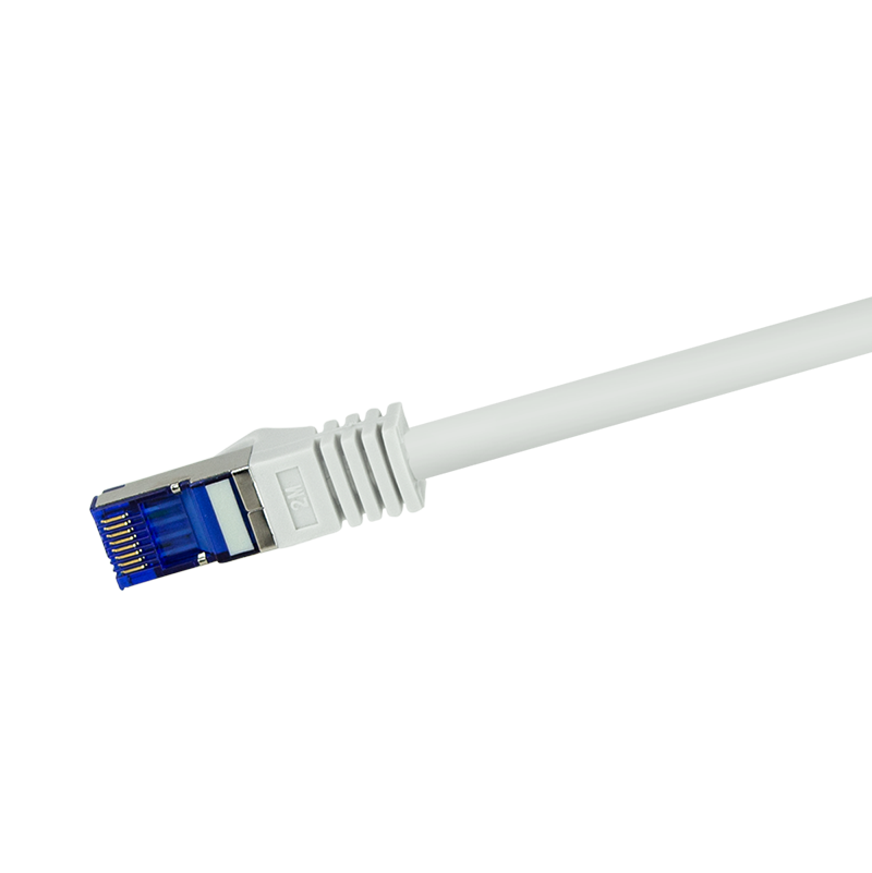 Logilink Patchkabel Ultraflex, Cat.6A, S/FTP, grau, 0,25 m