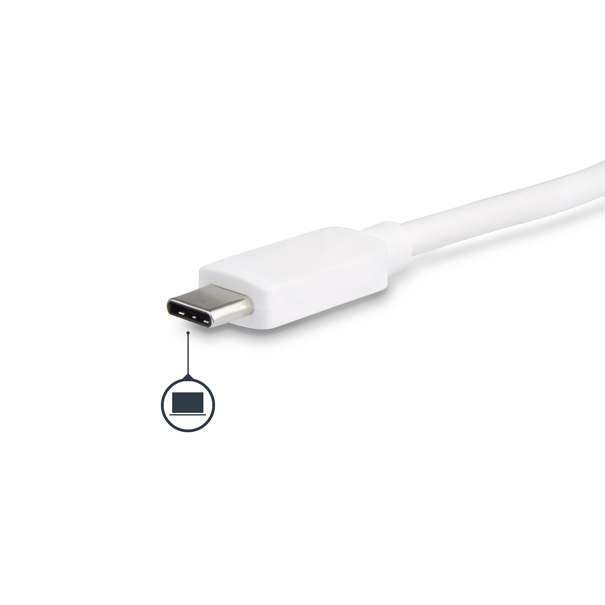 USB-C ADAPTER MULTIPORT DVI DVI-I RJ45 USB-A