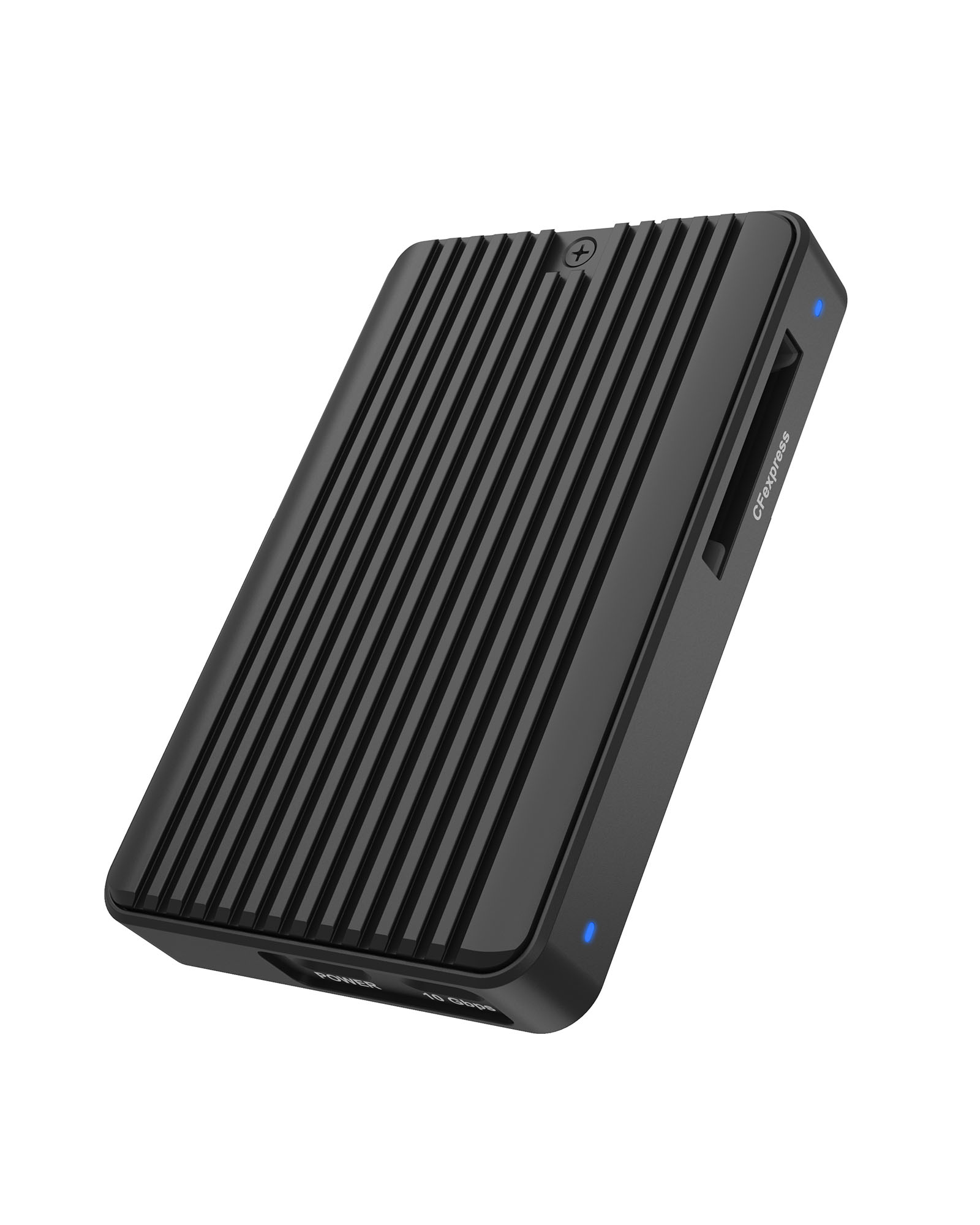 Geh.IcyBox M.2NVMe/SATA SSD mit CFexpress Type-B Kartenleser