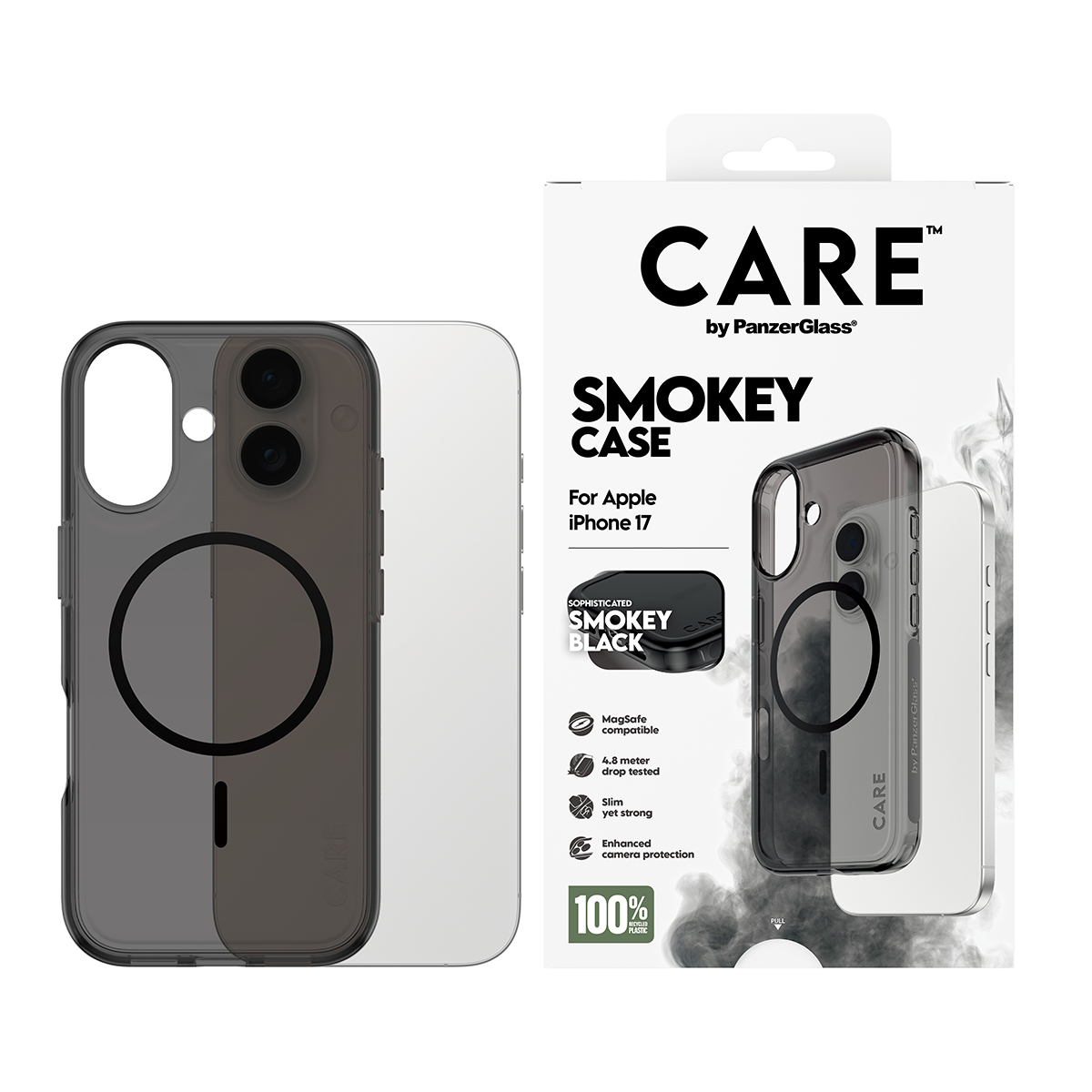 CARE BY FLAGSHIP CASE URBAN EXP SMOKEY W. BLACK MAGSAFE IPHONE 1