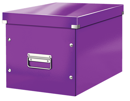 LEITZ Click & Store Aufbewahrungsbox 30,0 l violett 32,0 x 36,0 x 31,0 cm, 1 St.