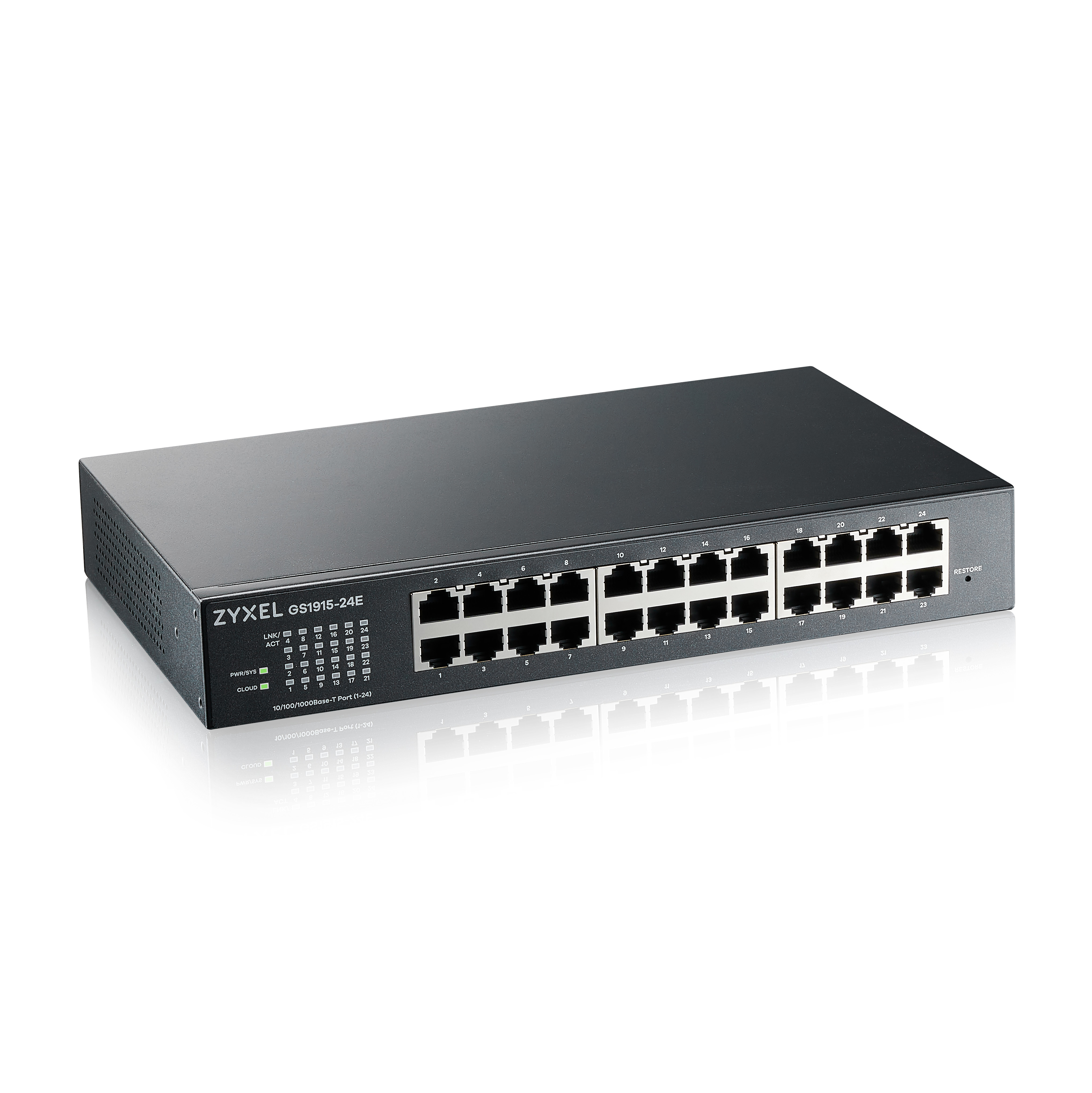 ZYXEL GS1915-24E 24G Smart hybrid mode Switch standalone or NebulaFlex Cloud
