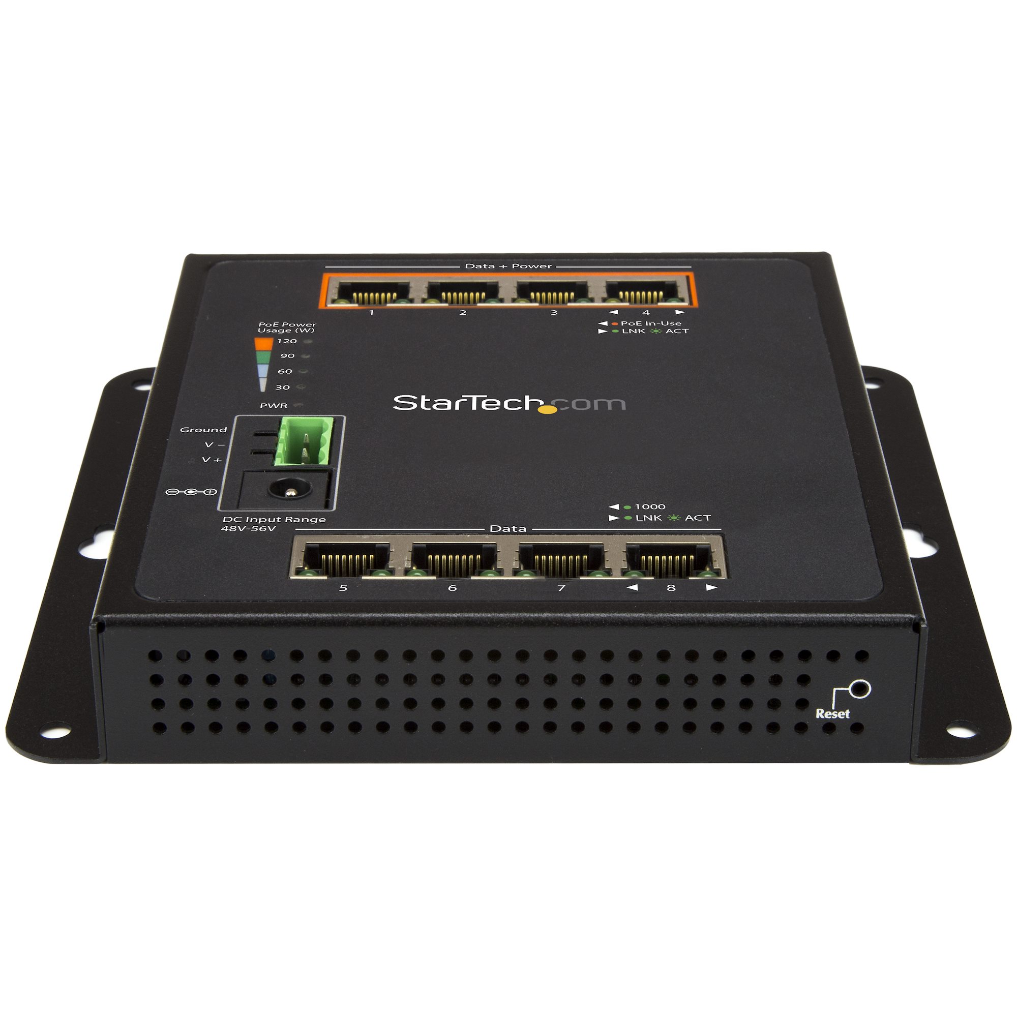 ETHERNET SWITCH 8-PORT 4X RJ45/4X POE+/2GBIT/S