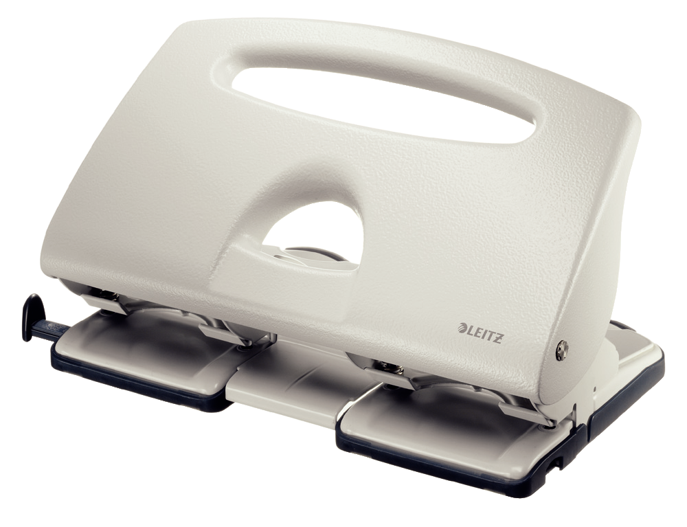 LEITZ Doppellocher 5132 grau, 1 St.