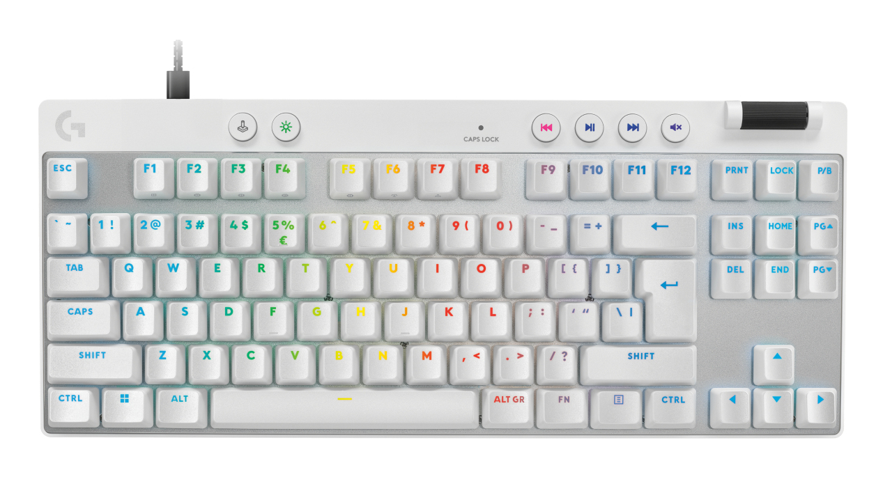 PRO X TKL RAPID WHITE - US INTL - EMEA28I-935