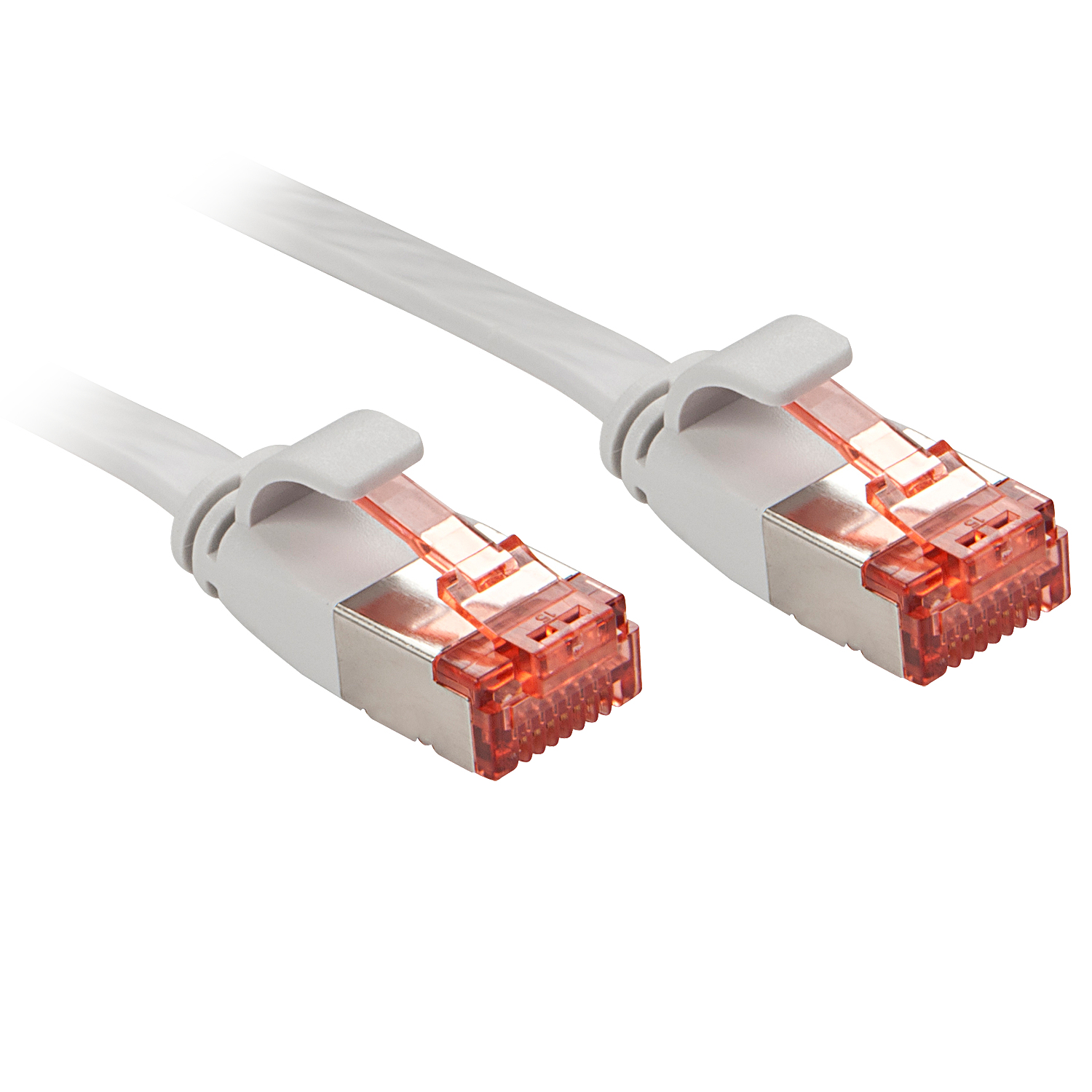 LINDY Patchkabel Cat6 U/FTP Flachband grau 2.00m