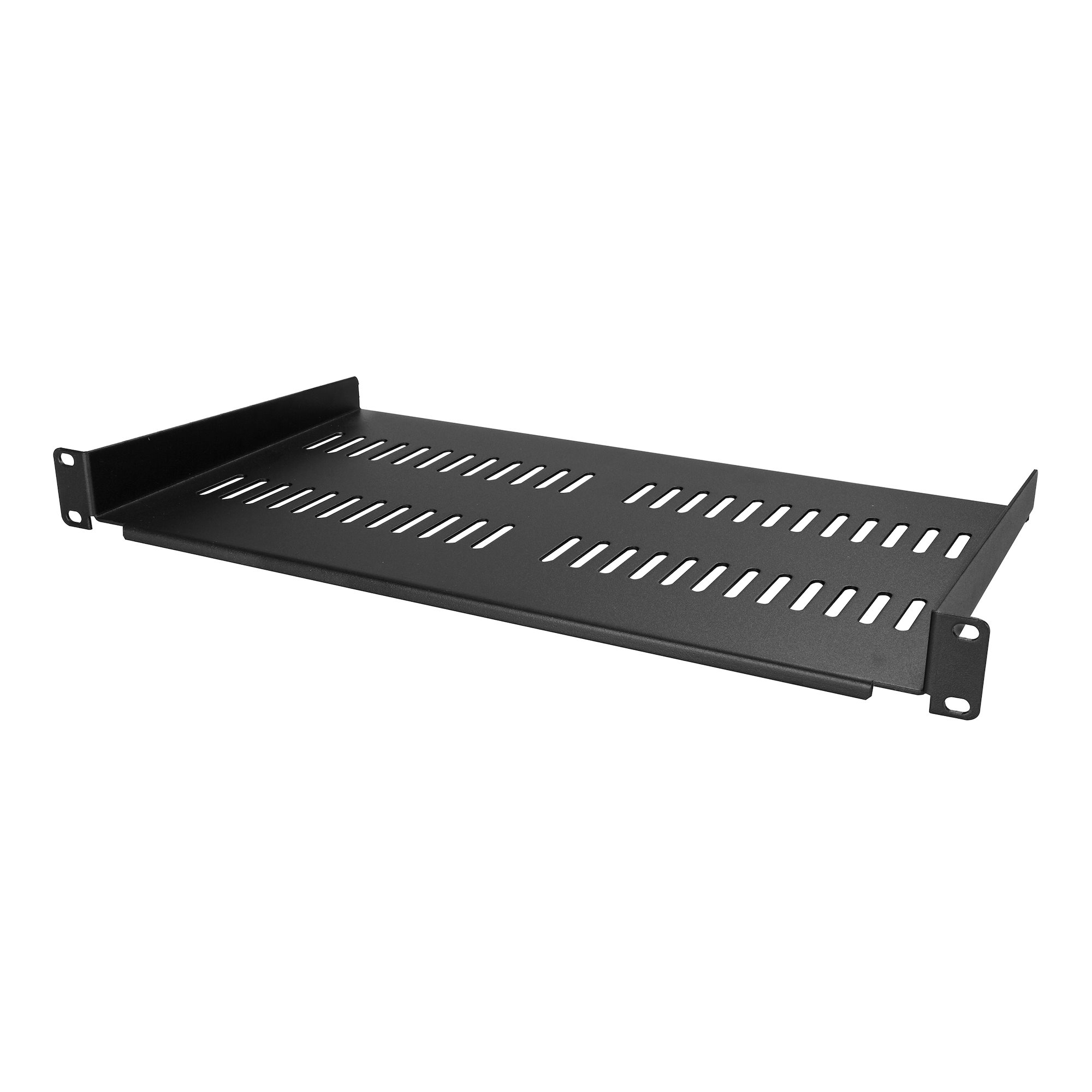 STARTECH.COM 1U Server Rack Shelf Universal Vented Rack Mount Cantilever Tray for 19inch Network Equipment Rack