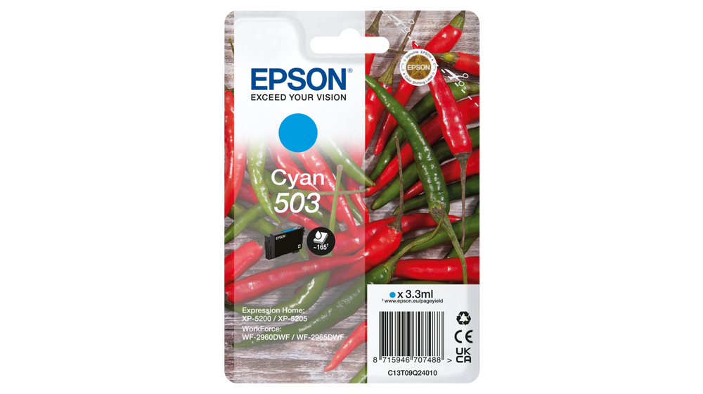 EPSON 503/T09Q24 (Peperoni) cyan Druckerpatrone