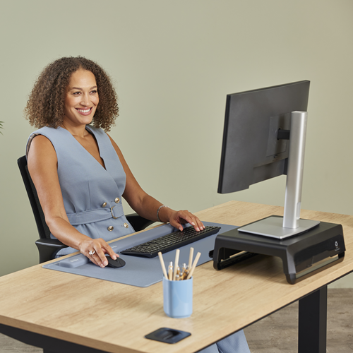 Fellowes Tastatur-Handgelenkauflage Breyta 6x47cm blau