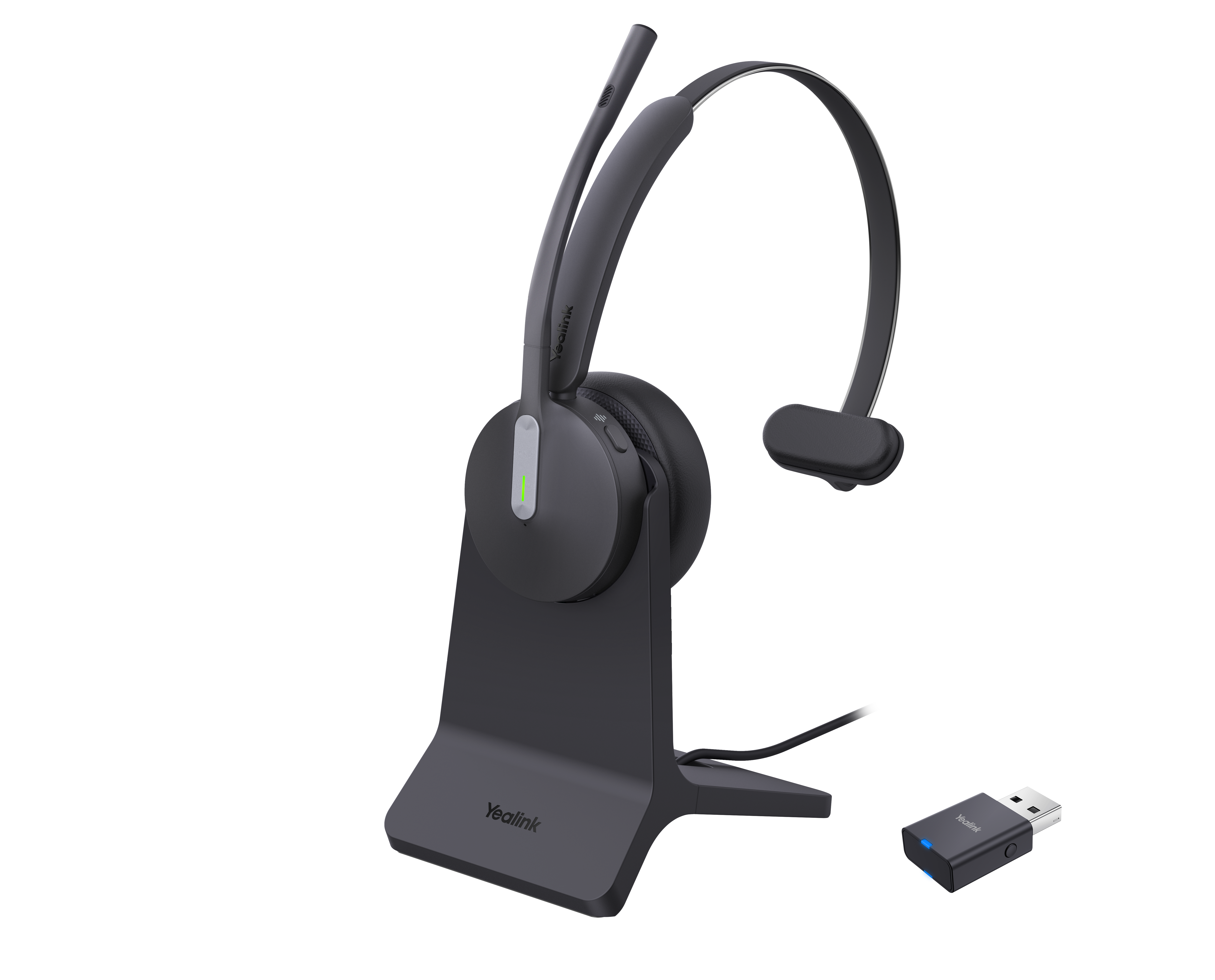 Yealink WH64 Hybrid Mono mit Charging Stand DECT Headset