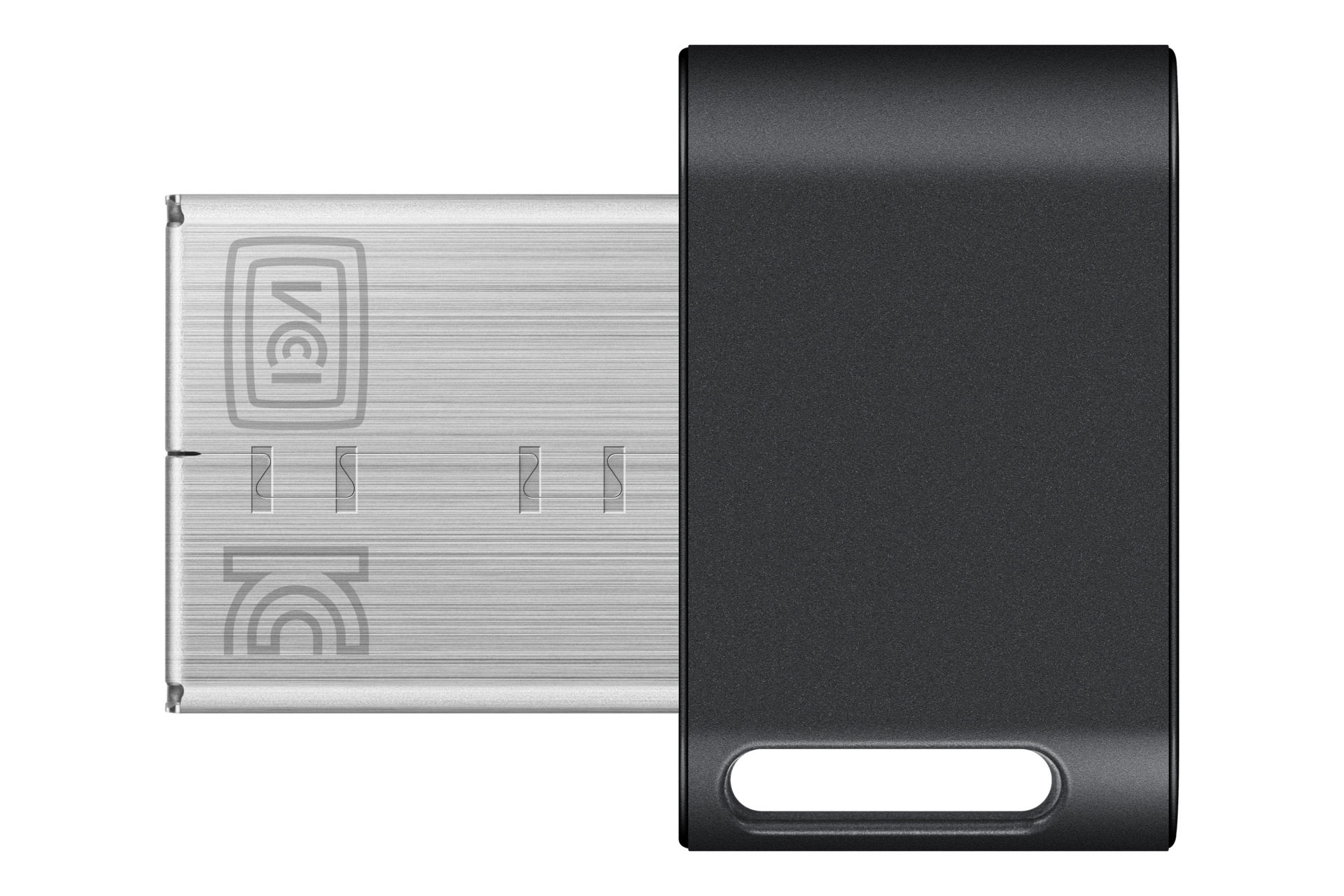 SAMSUNG FIT Plus USB-Stick Typ-A 512GB 400 MB/s Lesen 110 MB/s Schreiben kompakter USB 3.1 Flash Drive mit Schlüsselring Gray