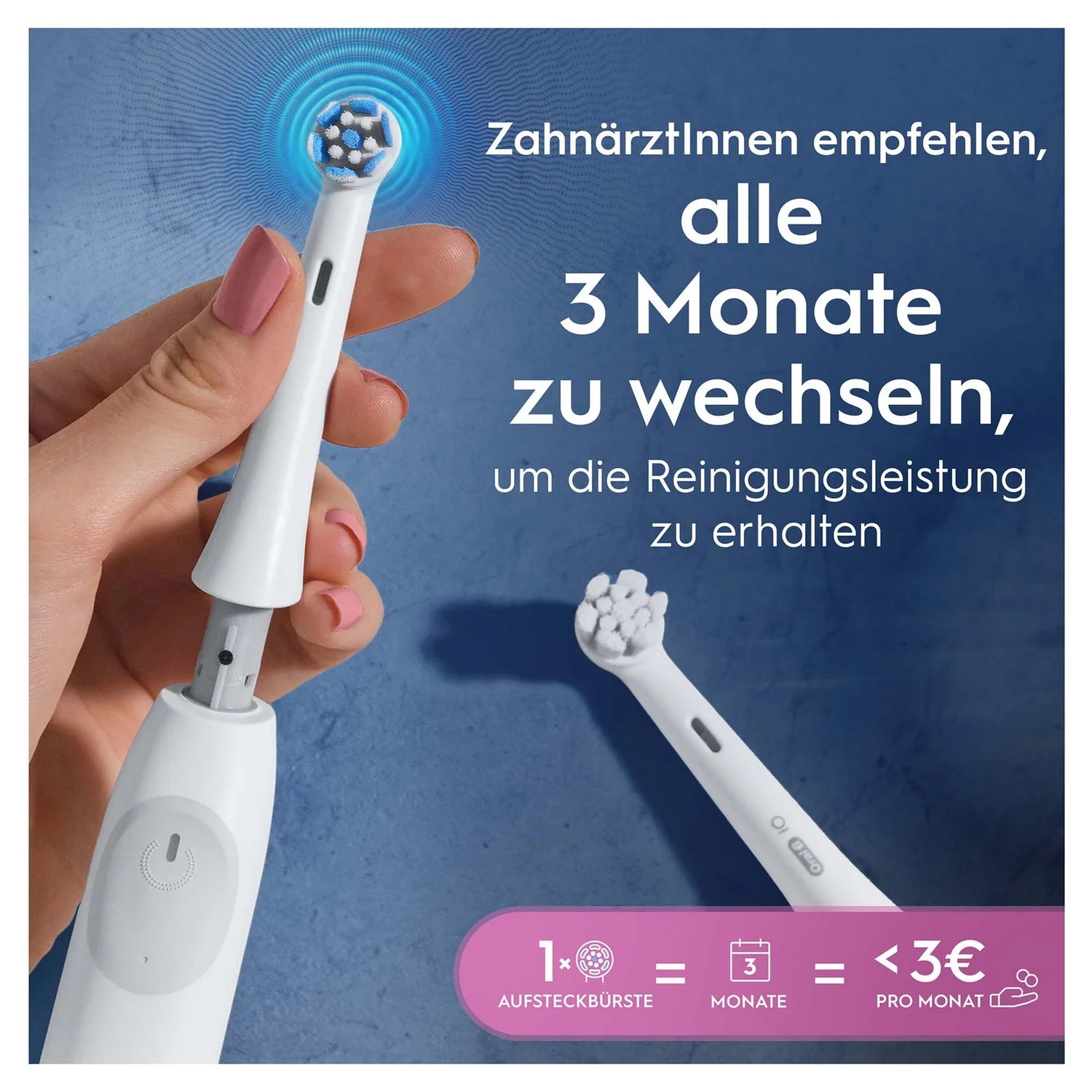 Oral-B iO Sanfte Reinigung Zahnbürstenaufsätze, 2 St.