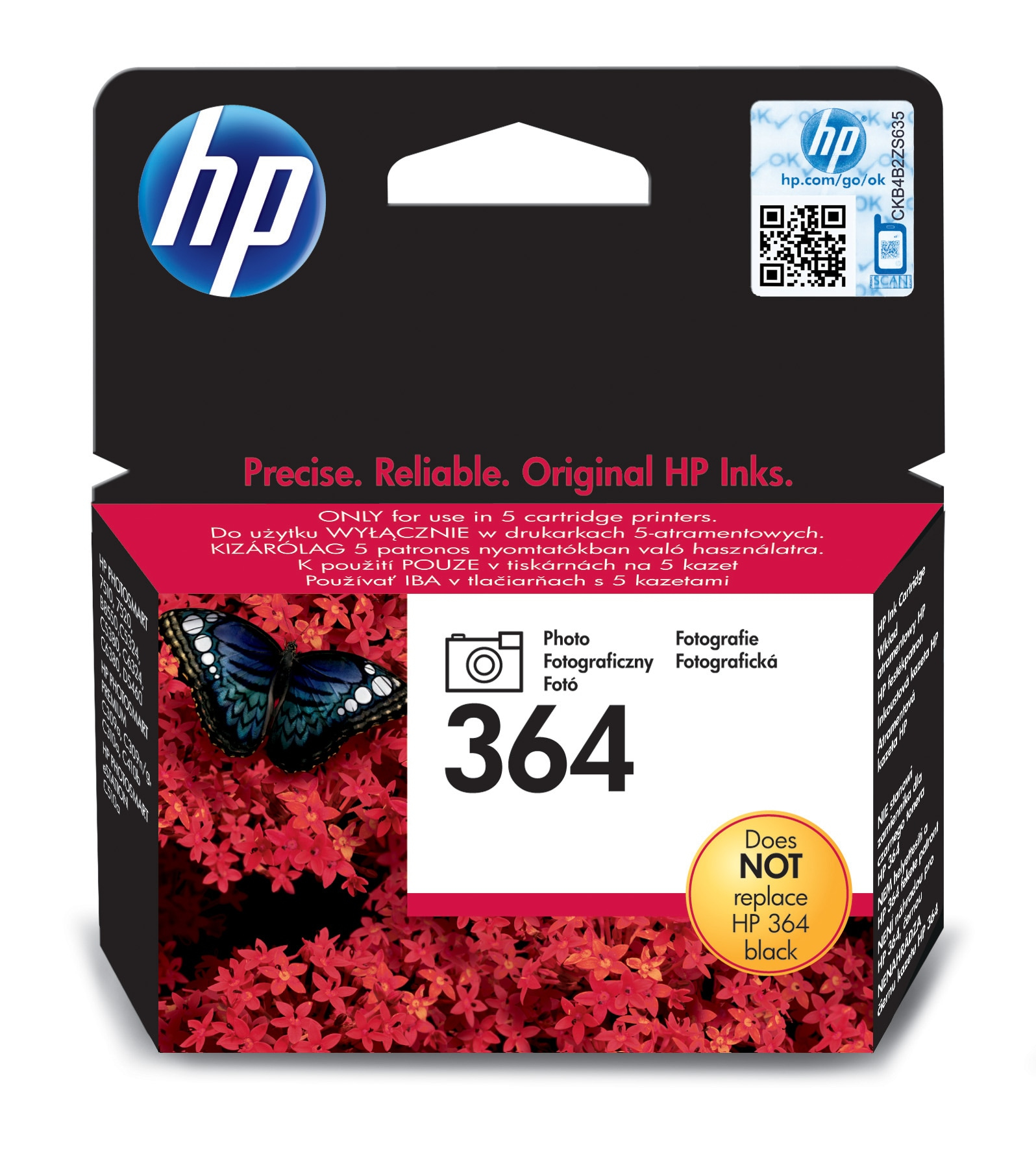 HP 364(CB317EE) Foto schwarz Druckerpatrone