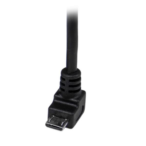 2M DOWN ANGLE MICRO USB CABLE .