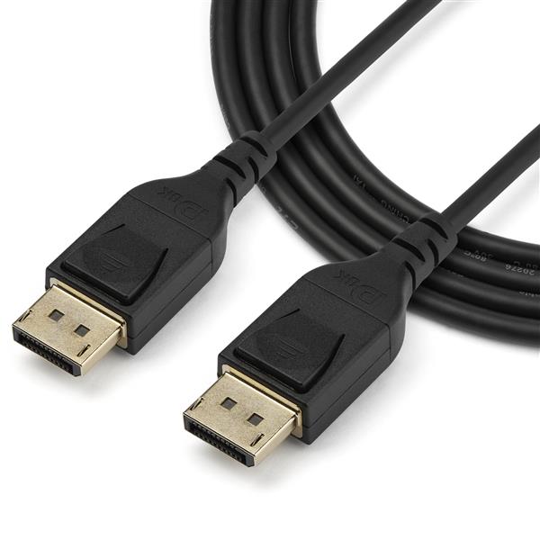 STARTECH.COM DisplayPort 1.4 Cable - 3.3 ft / 1m - VESA Certified - 8K60Hz - HBR3 - HDR - DP to DP Mon Cable - 8K DisplayPort Cable