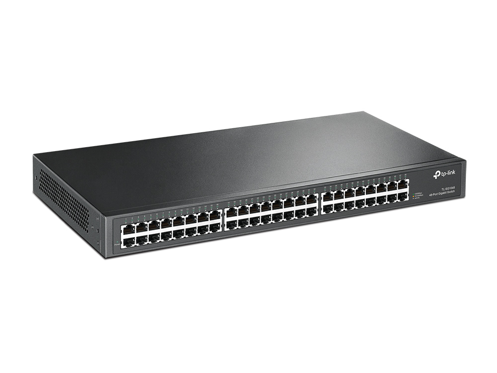 48-PORT 1G UNMANAGED SWITCH 48 1G RJ45 STEEL CASE
