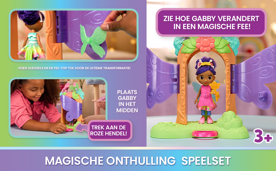Gabby''s Dollhouse Fairylandia - Fairy Magic Reveal Spielset, Spielgebäude