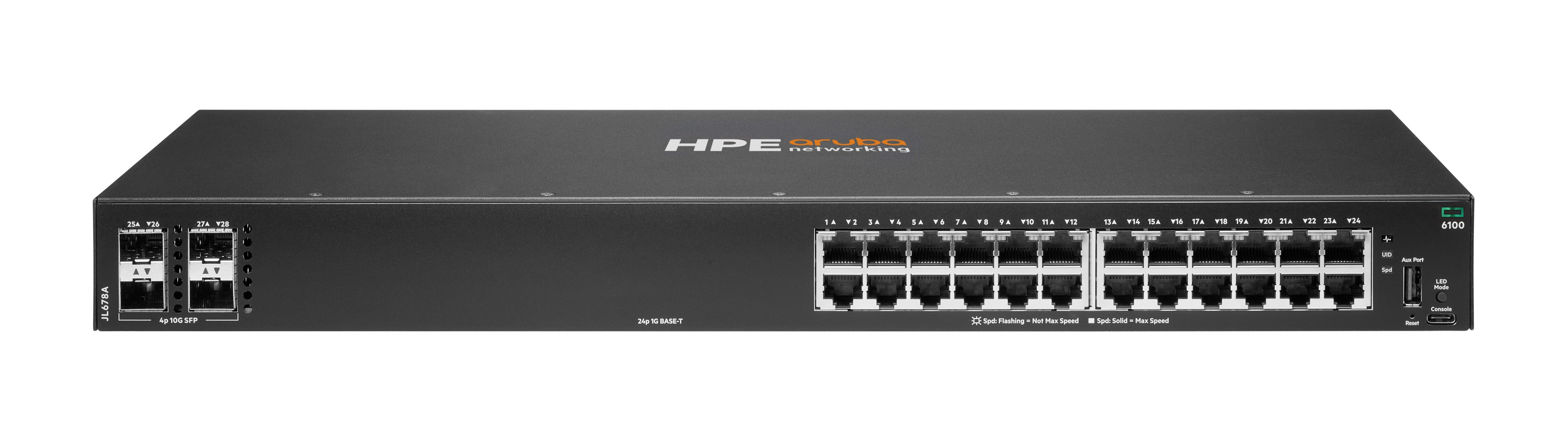 ARUBA 6100 24G 4SFP+ SWCH STOCK .